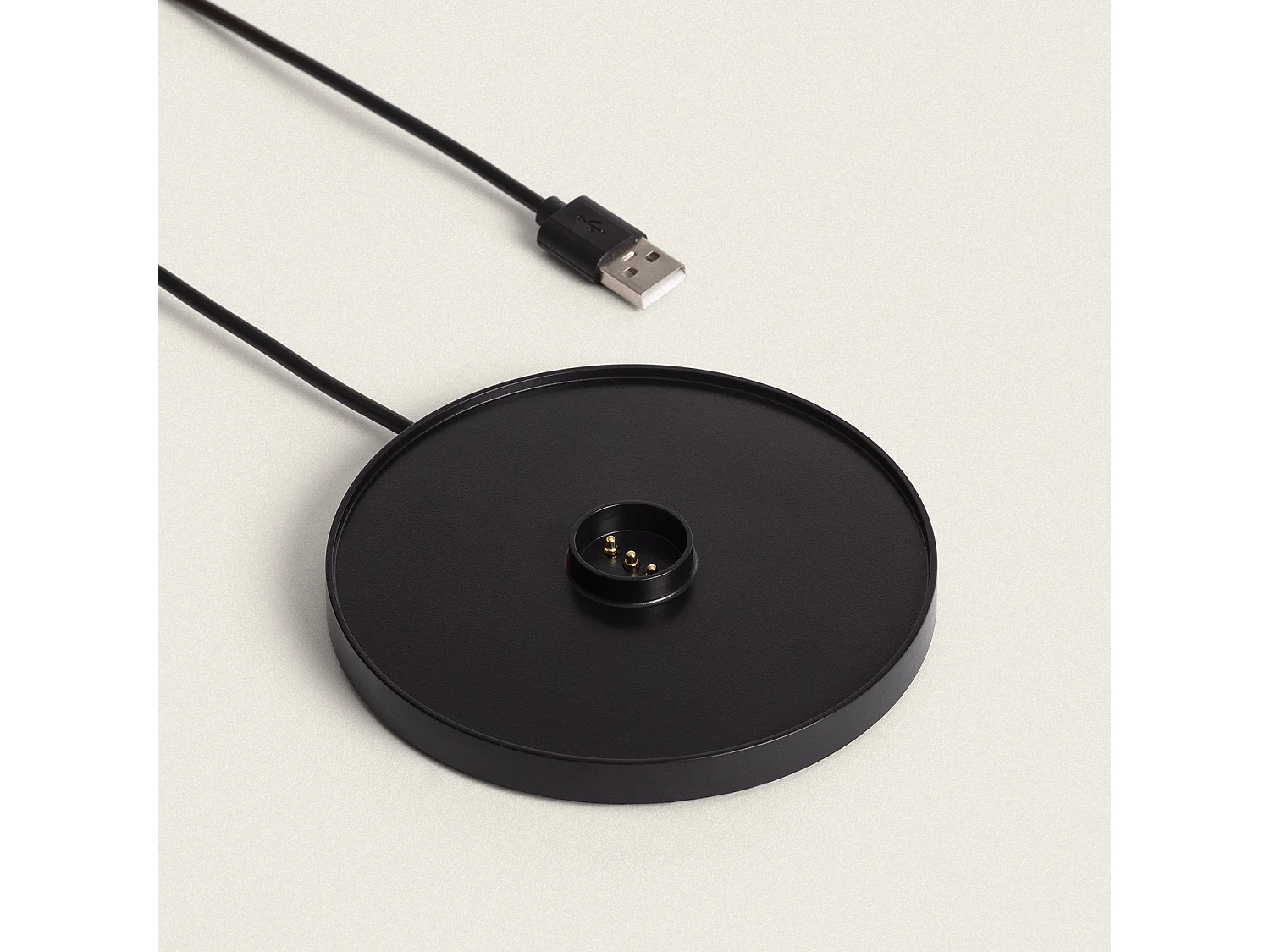 Lampe à Poser LED 6W Portable avec Batterie USB Rechargeable Dipley Noir