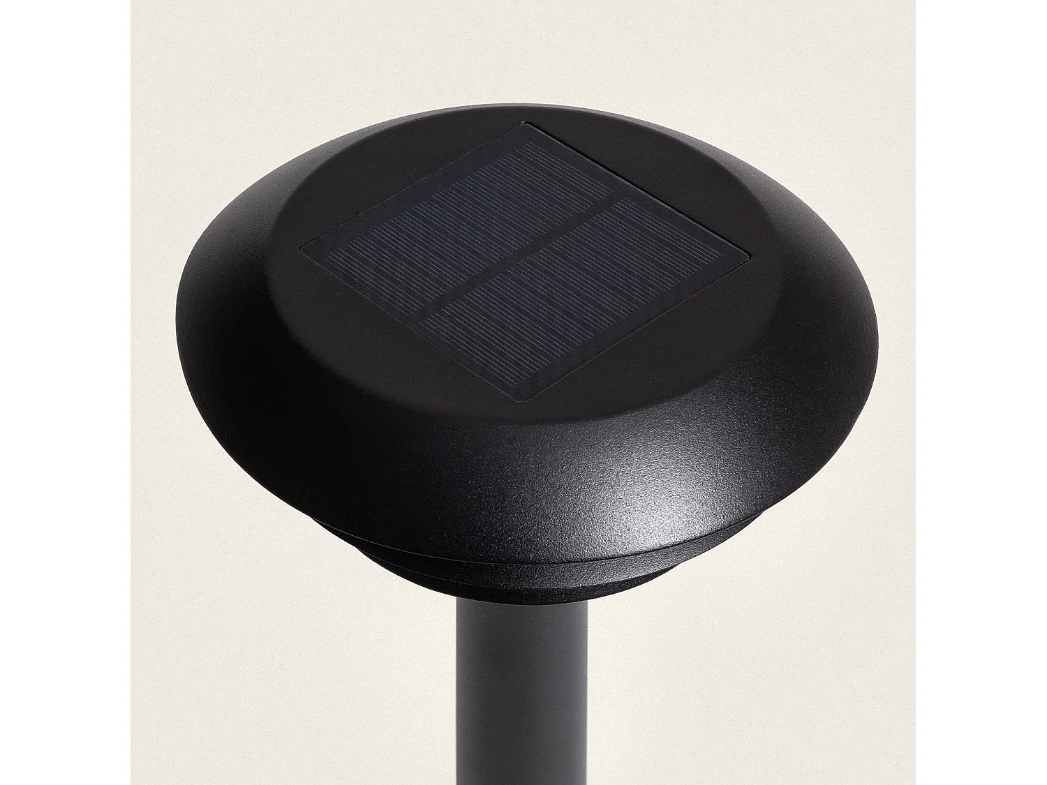 Lampioncino per Esterni Solare LED 1,5W 50cm Alluminio Biel Nero