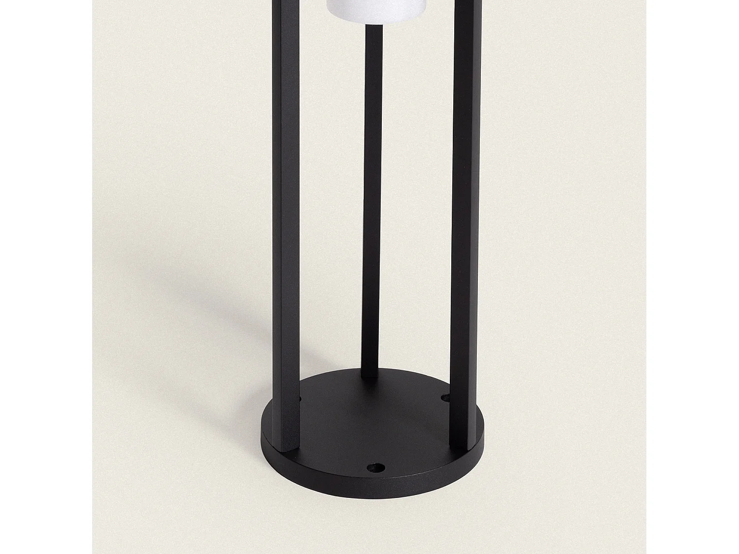 Balise sur Pied Extérieure Solaire LED 2W 40cm Aluminium avec Détecteur de Mouvement Eneko Noir