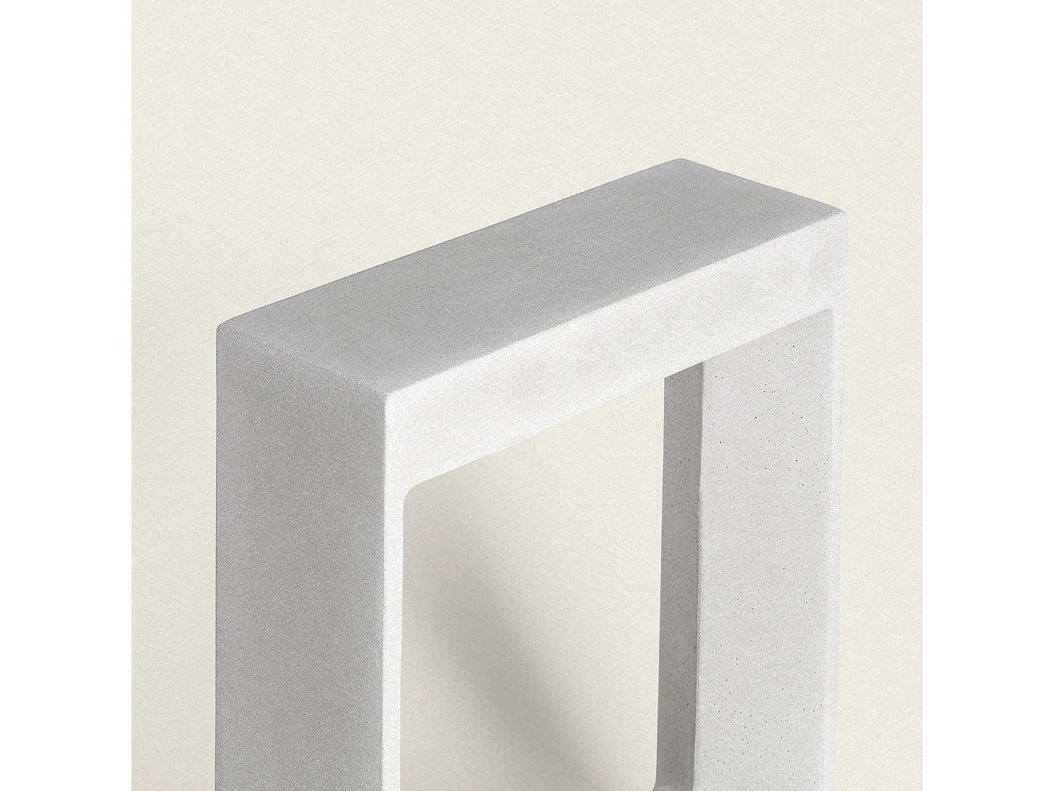 Balise Extérieure LED Dimmable 8W Ciment Arvene 35 cm Gris Pierre