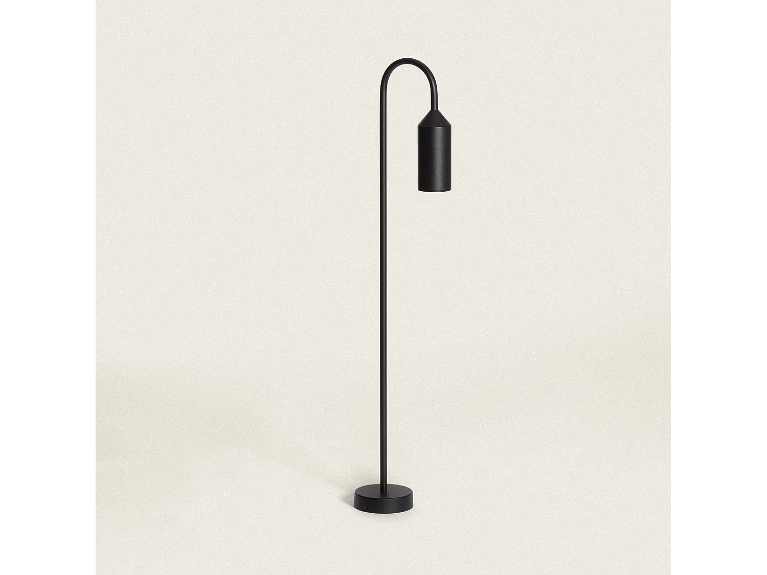 Balise sur Pied Extérieure Aluminium 80cm Boukali Noir