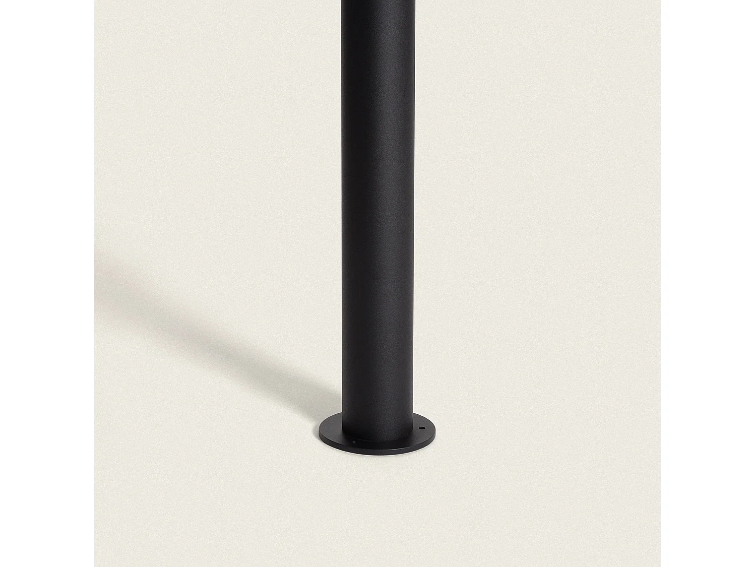 Balise sur Pied Extérieure Aluminium 70cm Tondu Noir