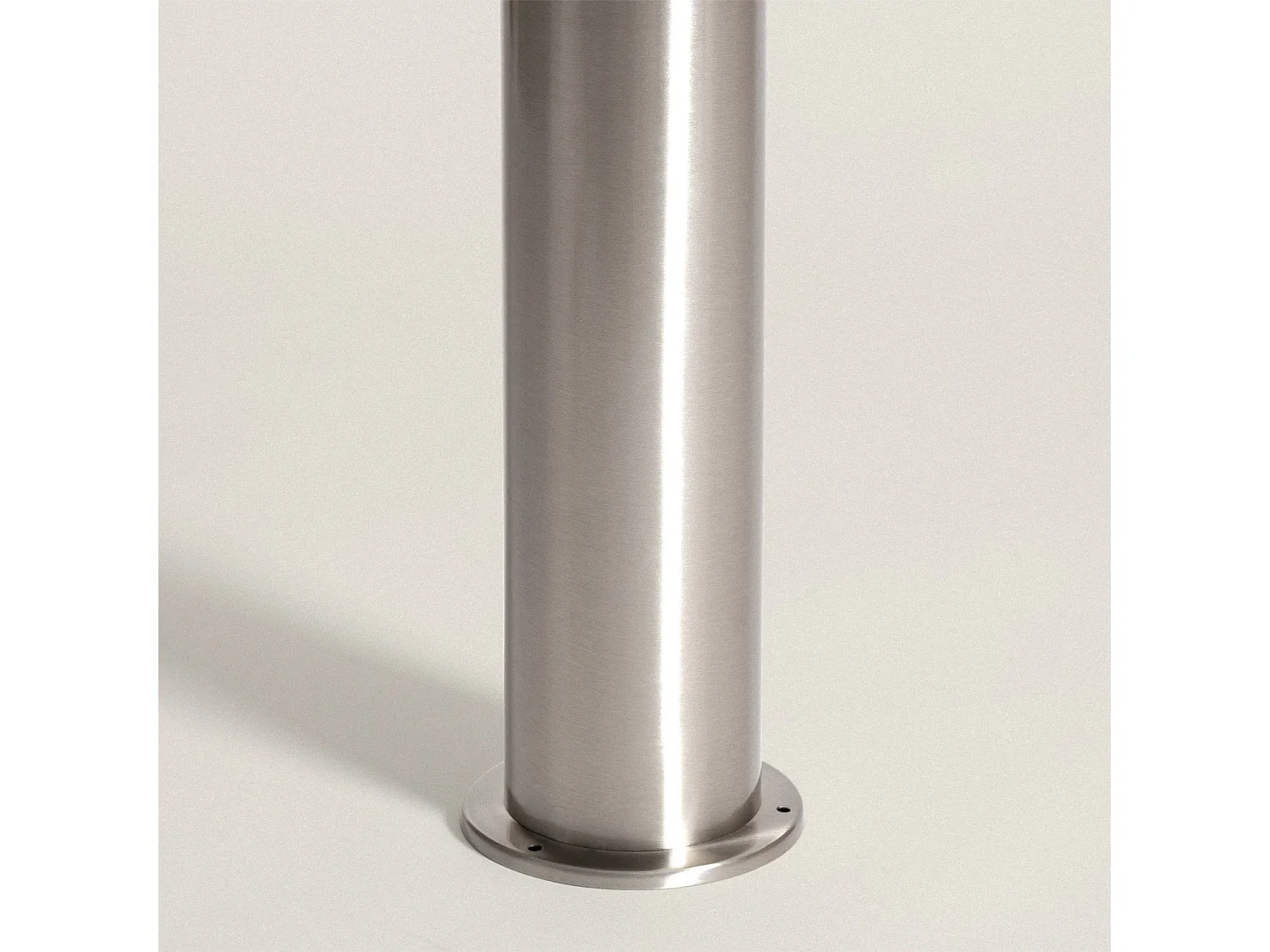 Baliza Exterior Superficie Pie 50cm Acero Inoxidable Cloony Gris