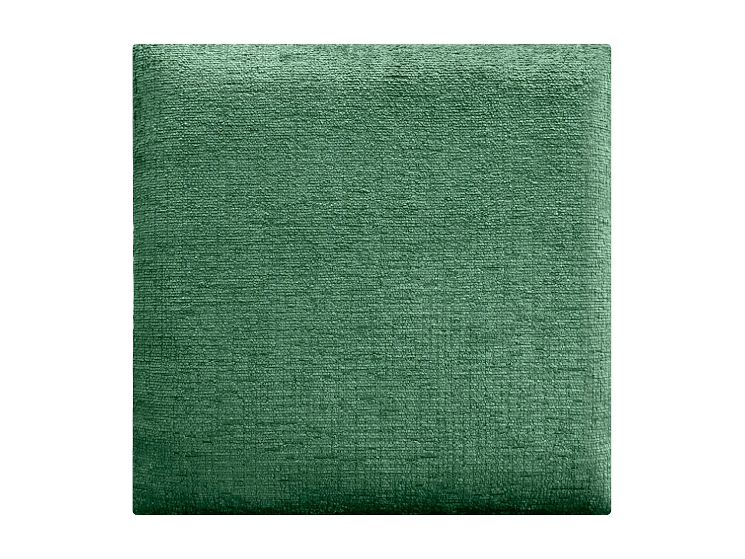 DHOME Juego de 4 Paneles Tapizados de Lana Ecológica Pack Autoadhesivos para Pared Acústicos Absorbentes Protección  (Verde, 60x60cm, x4)