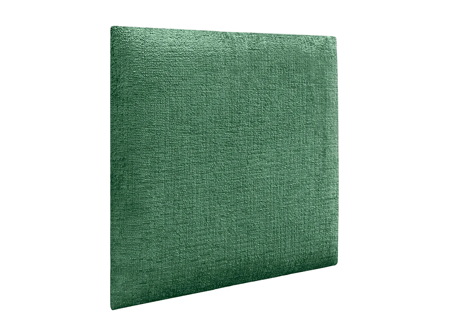 DHOME Lot de 6 panneaux muraux acoustiques auto-adhésifs en laine écologique protection absorbante contre les chocs (Vert, 60 x 60 cm, x6)