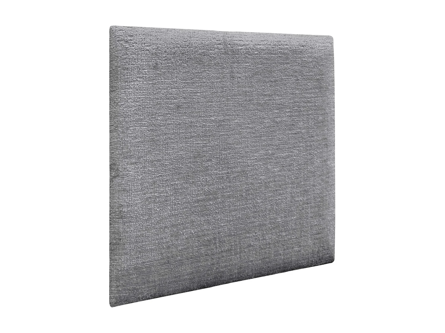 DHOME Set di 4 pannelli imbottiti in lana ecologica Pannelli acustici autoadesivi per pareti Protezione dagli urti (grigio, 60x60cm, x4)