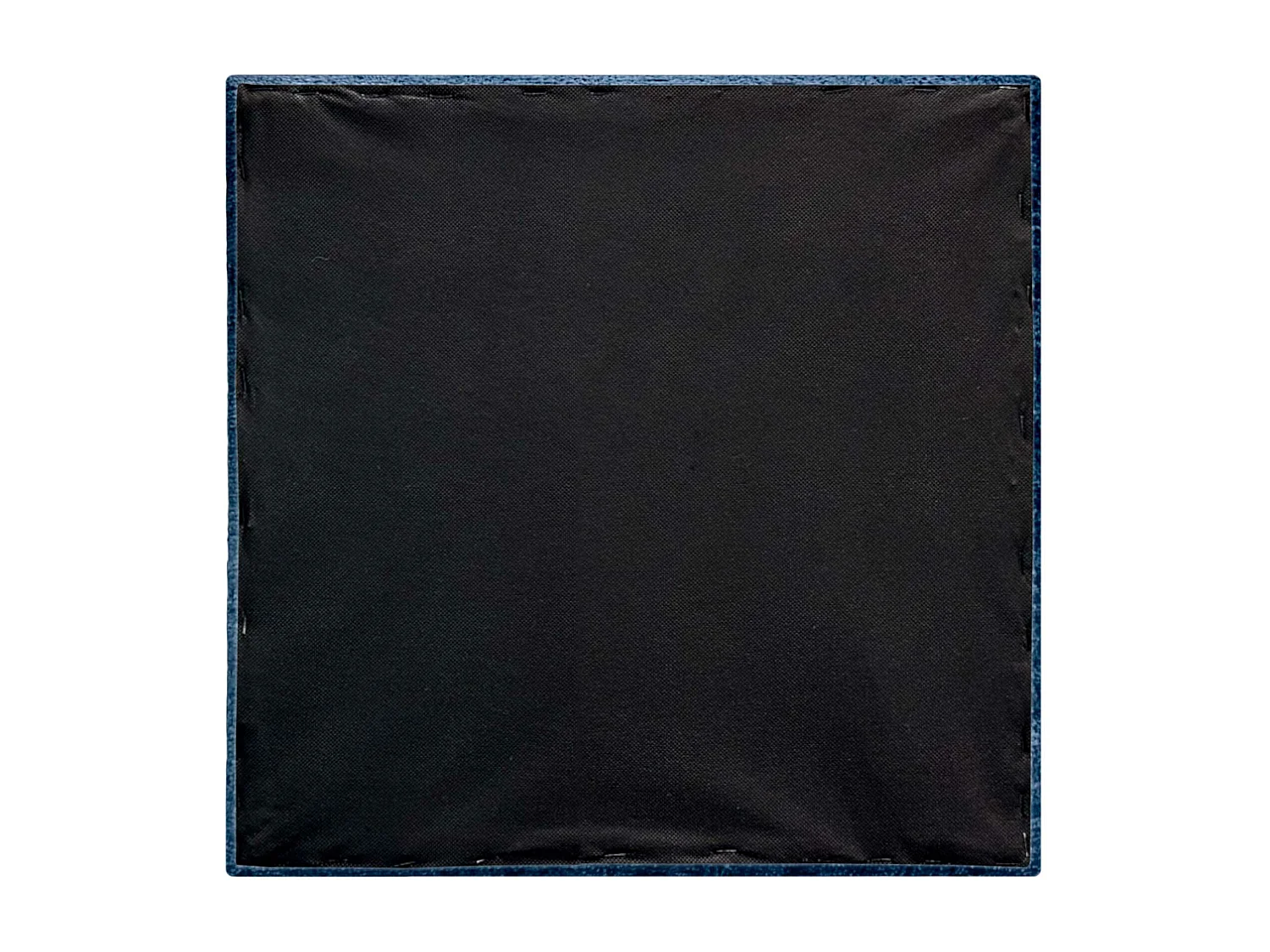 DHOME Lot de 4 panneaux muraux acoustiques auto-adhésifs en laine écologique protection absorbante contre les chocs (Bleu, 50 x 50 cm, x4)