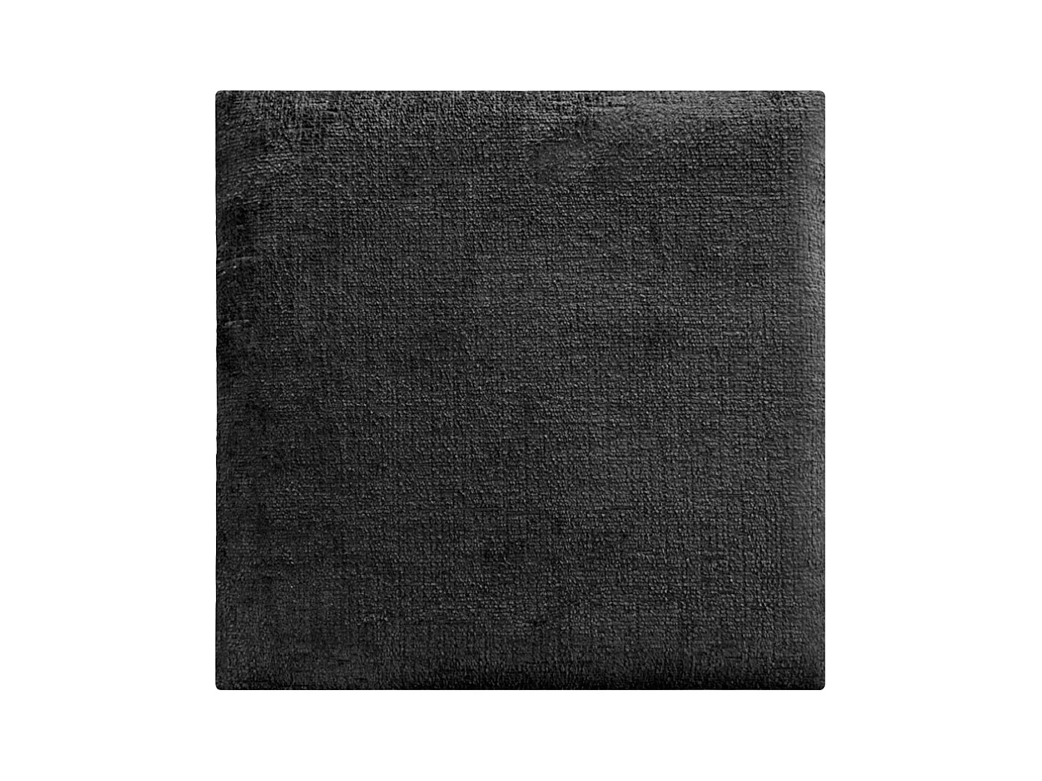 DHOME Lot de 4 panneaux muraux acoustiques auto-adhésifs en laine écologique protection absorbante contre les chocs (Noir, 60 x 60 cm, x4)