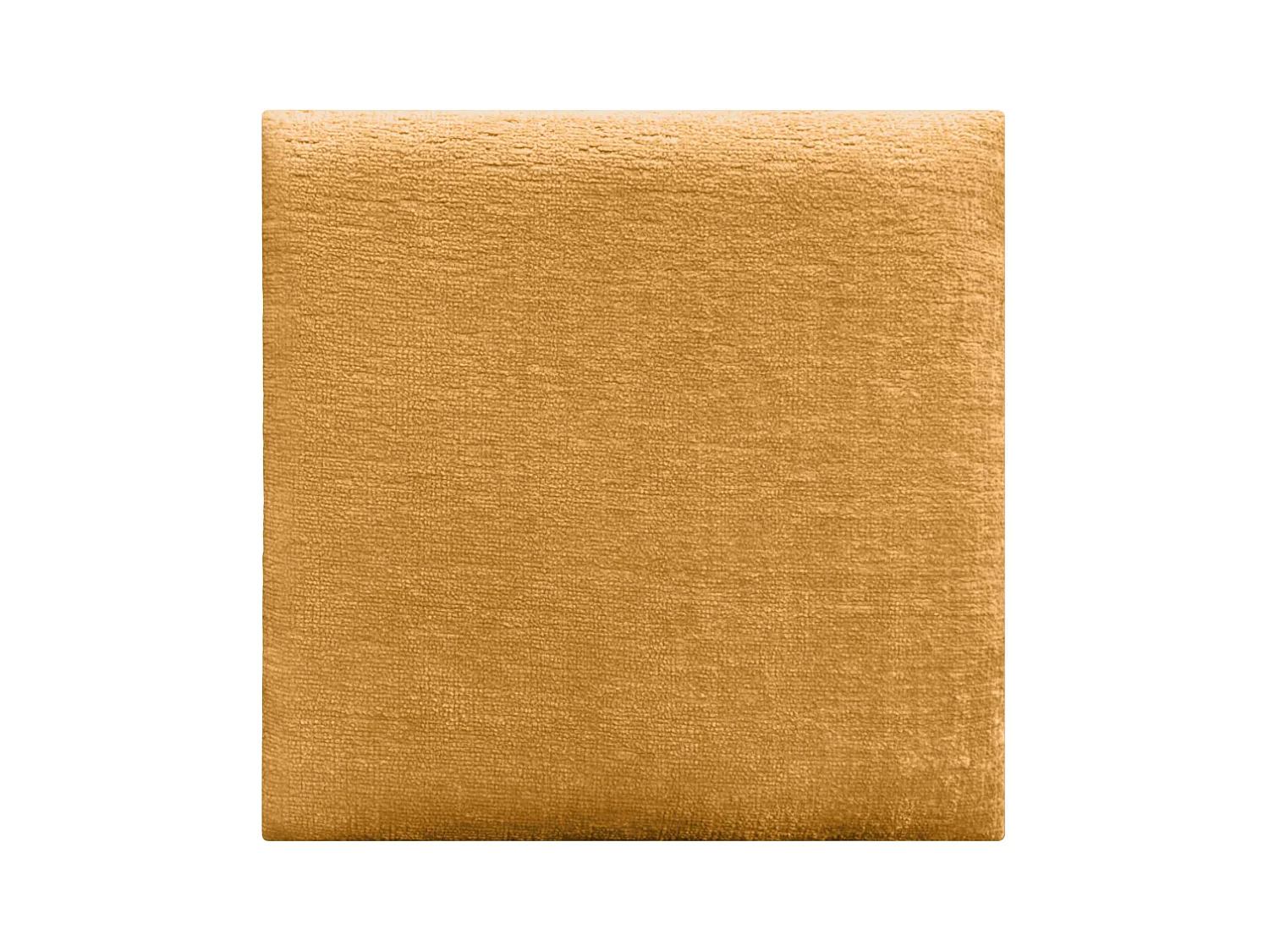 DHOME Lot de 4 panneaux muraux acoustiques auto-adhésifs en laine écologique protection absorbante contre les chocs (Moutarde, 60 x 60 cm, x4)