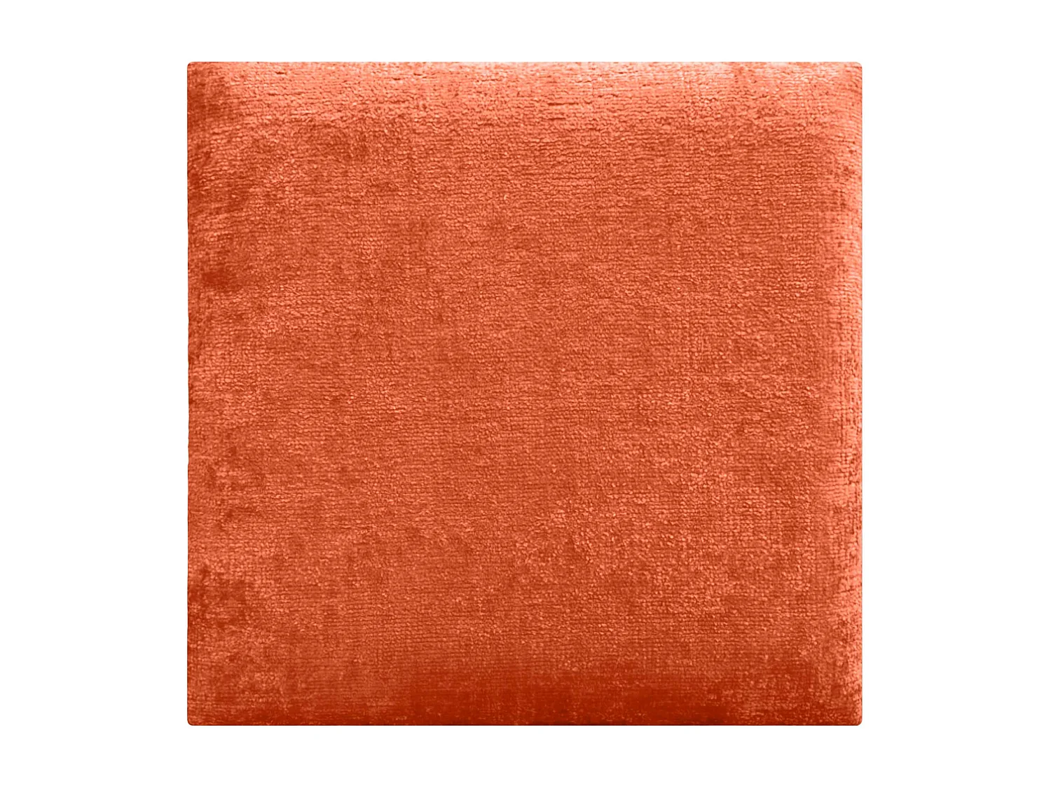 DHOME 6er-Set umweltfreundliche Wollpolsterplatten, selbstklebende akustische Wandpaneele, saugfähiger Schutz (Orange, 50 x 50 cm, x6)