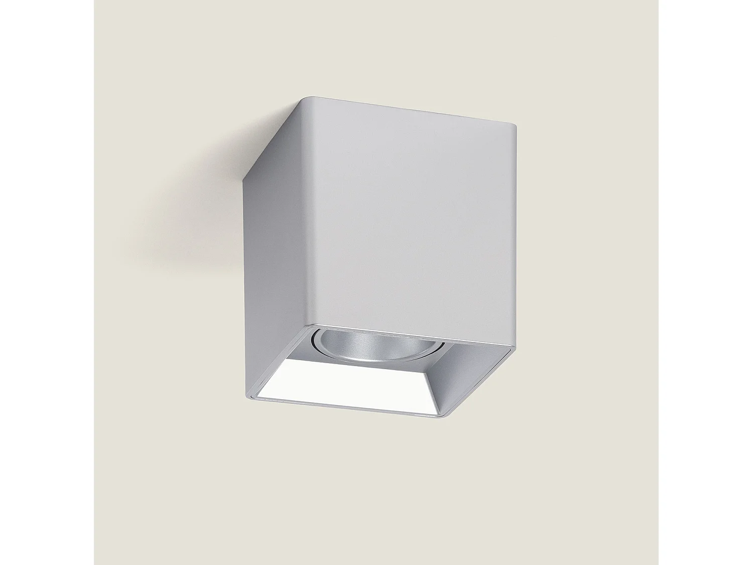 Plafonnier Blanc Jaspe  Argent