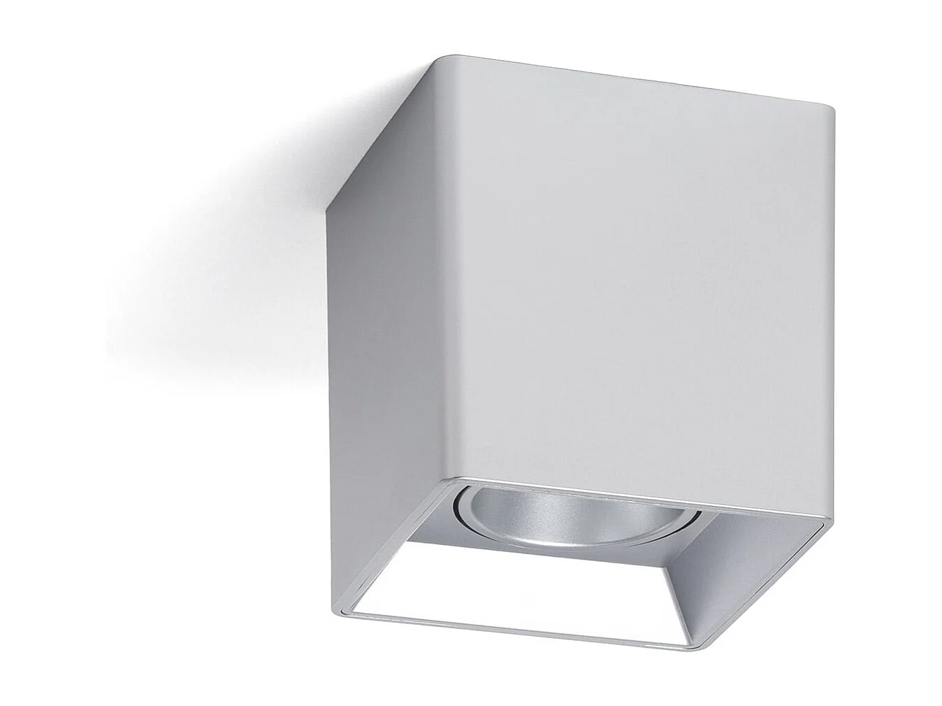 Plafonnier Blanc Jaspe  Argent