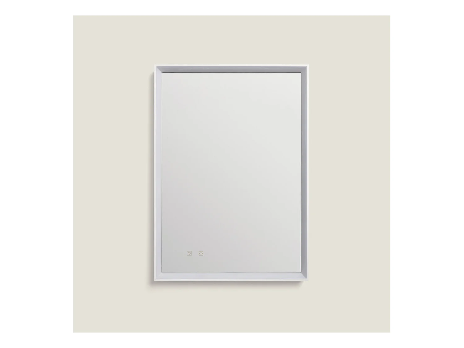 Miroir Salle de Bain avec Éclairage LED Anti-buée 70x50 cm Maia Sélectionnable (chaud-neutre-froid)