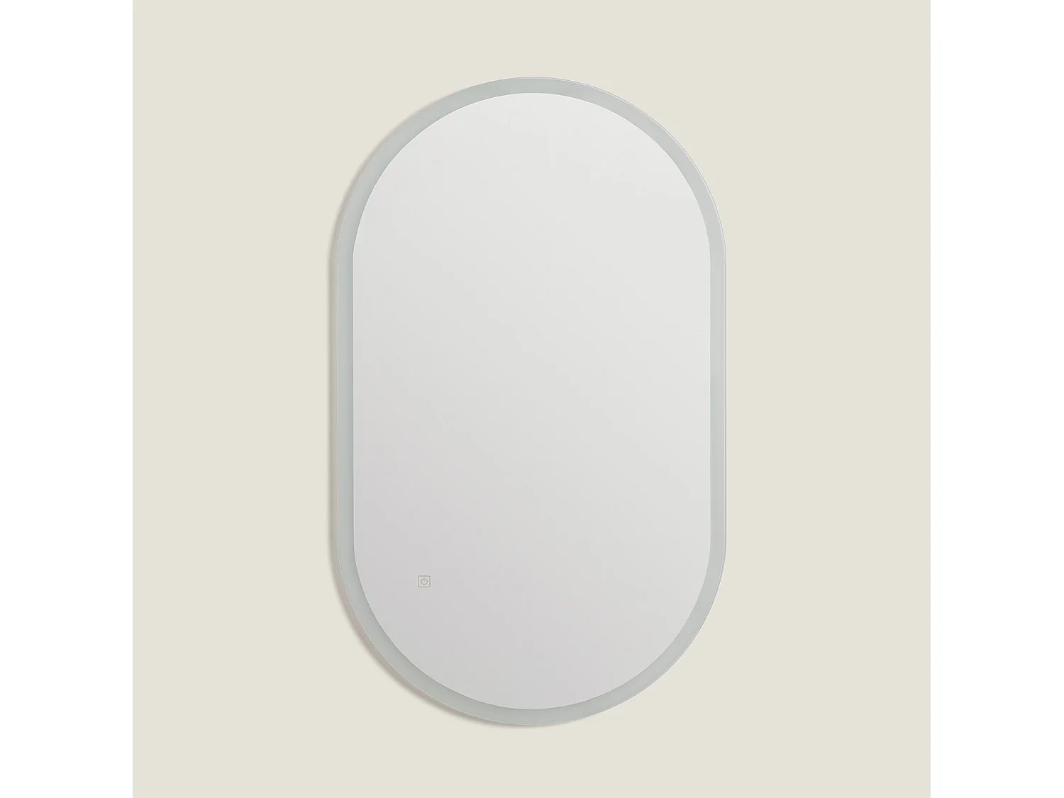 Miroir Salle de Bain avec Éclairage LED Anti-buée 100x60 cm Ona Sélectionnable (chaud-neutre-froid)