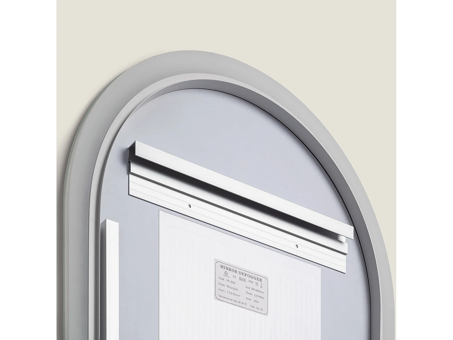 Miroir Salle de Bain avec Éclairage LED Anti-buée 100x60 cm Ona Sélectionnable (chaud-neutre-froid)