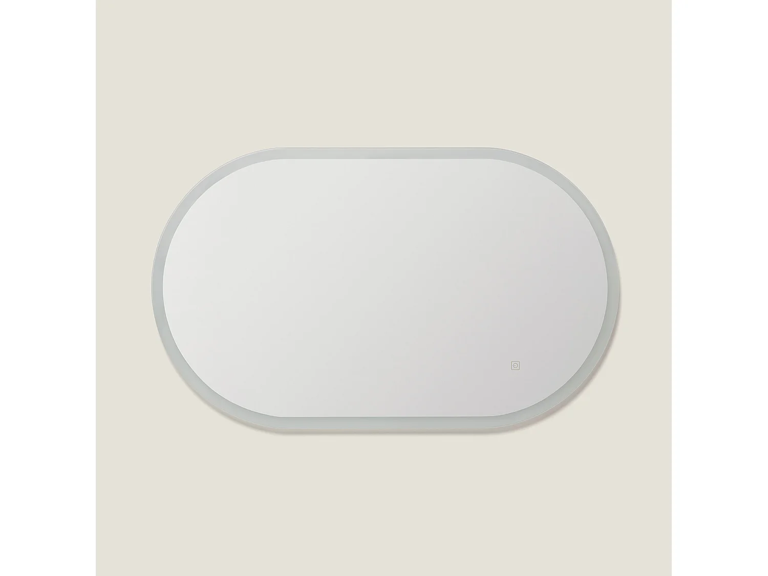 Miroir Salle de Bain avec Éclairage LED Anti-buée 100x60 cm Ona Sélectionnable (chaud-neutre-froid)