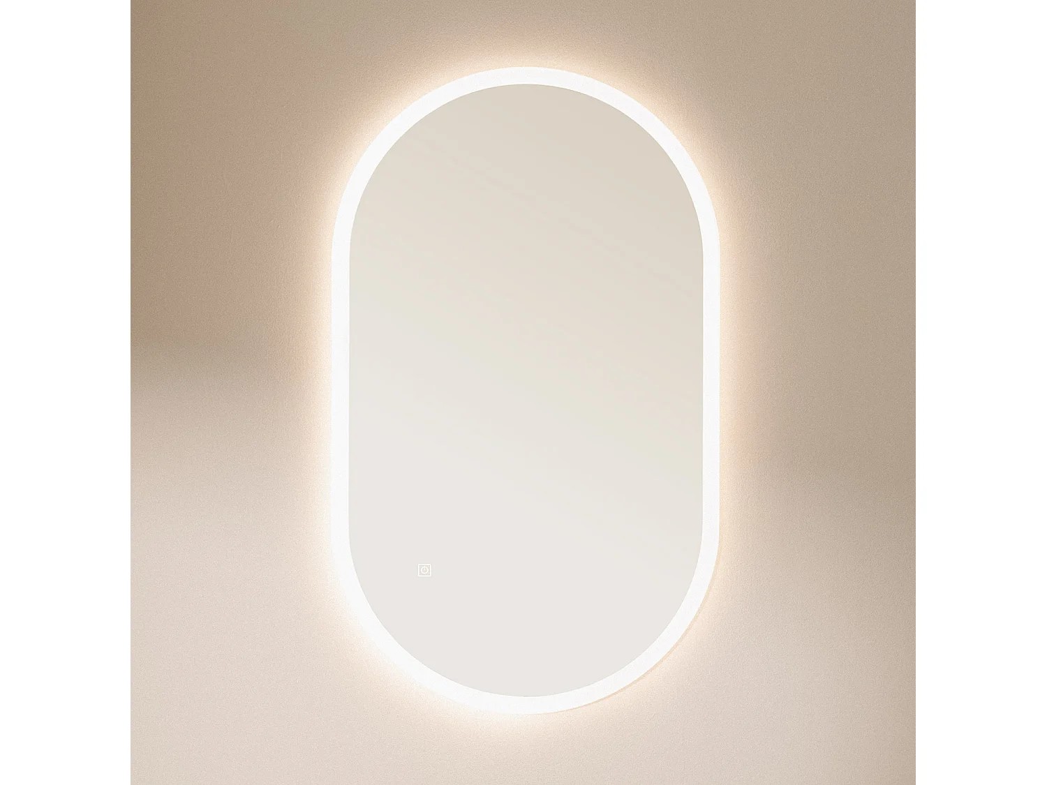 Espejo Baño con Luz LED y Antivaho 100x60 cm Ona Seleccionable (Cálido-Neutro-Frío)