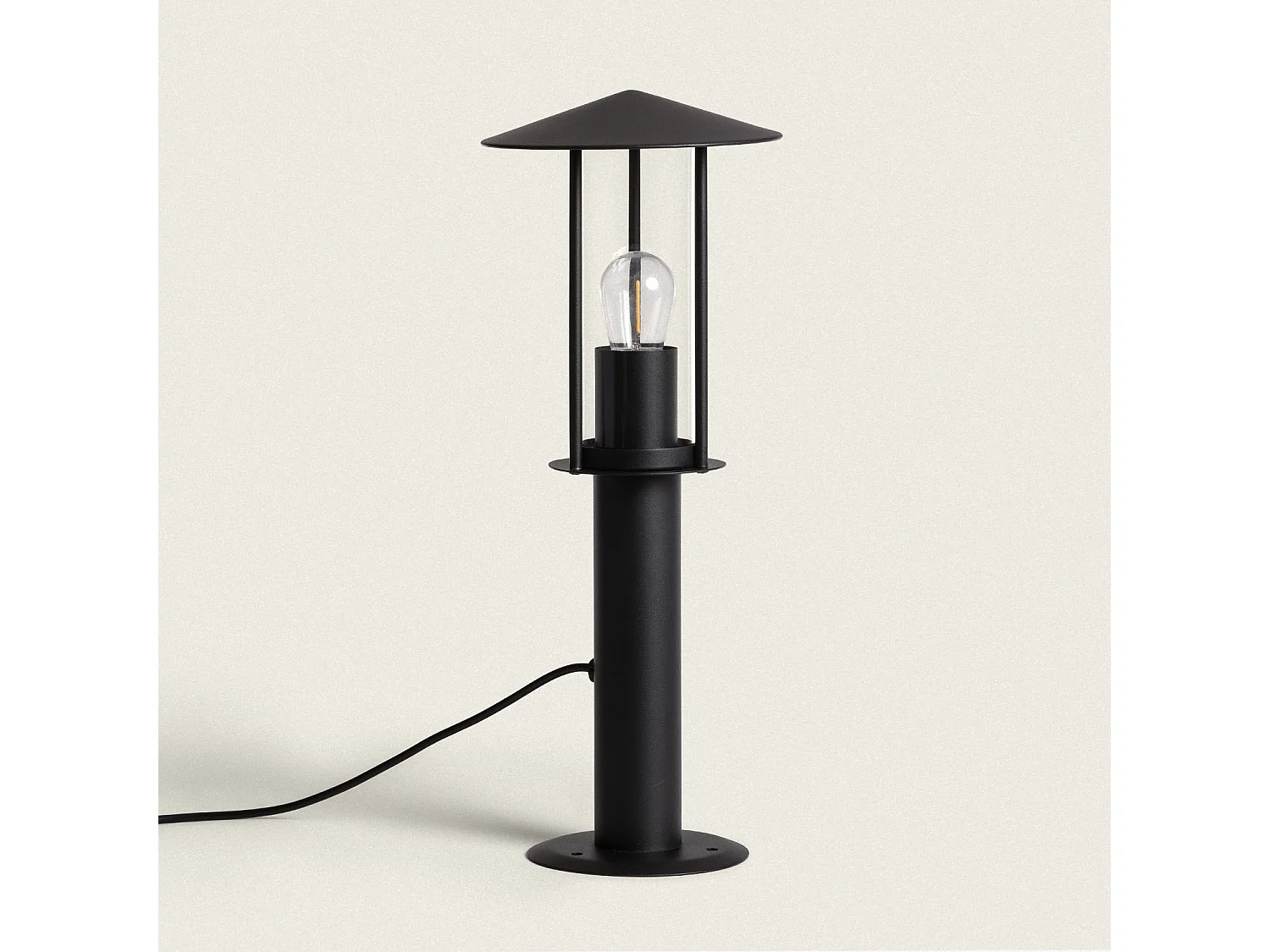 Balise de Sol Acier Inoxydable Jojhe EasyFit 12V Noir