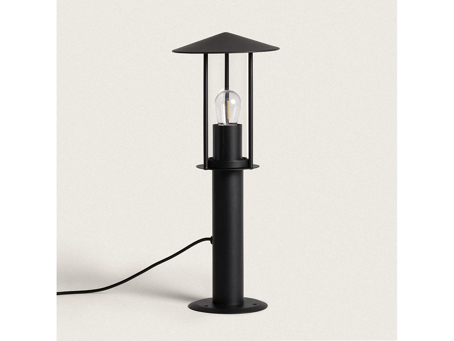 Balise de Sol Acier Inoxydable Jojhe EasyFit 12V Noir