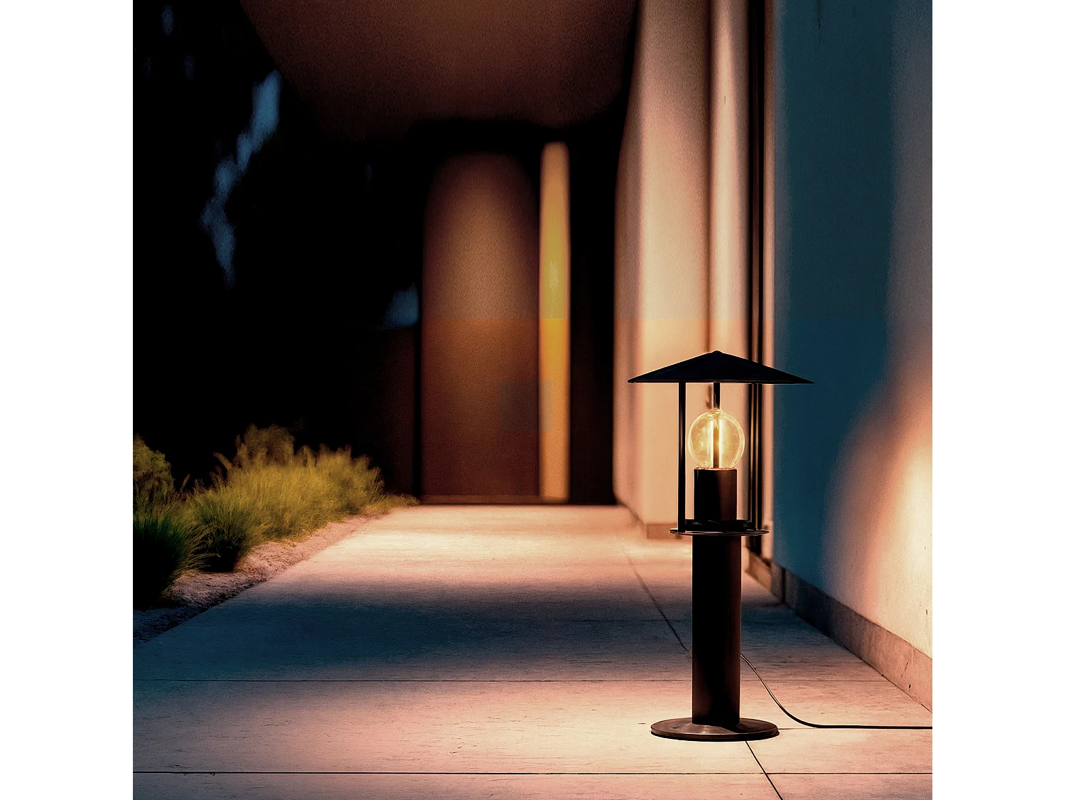 Balise de Sol Acier Inoxydable Jojhe EasyFit 12V Noir