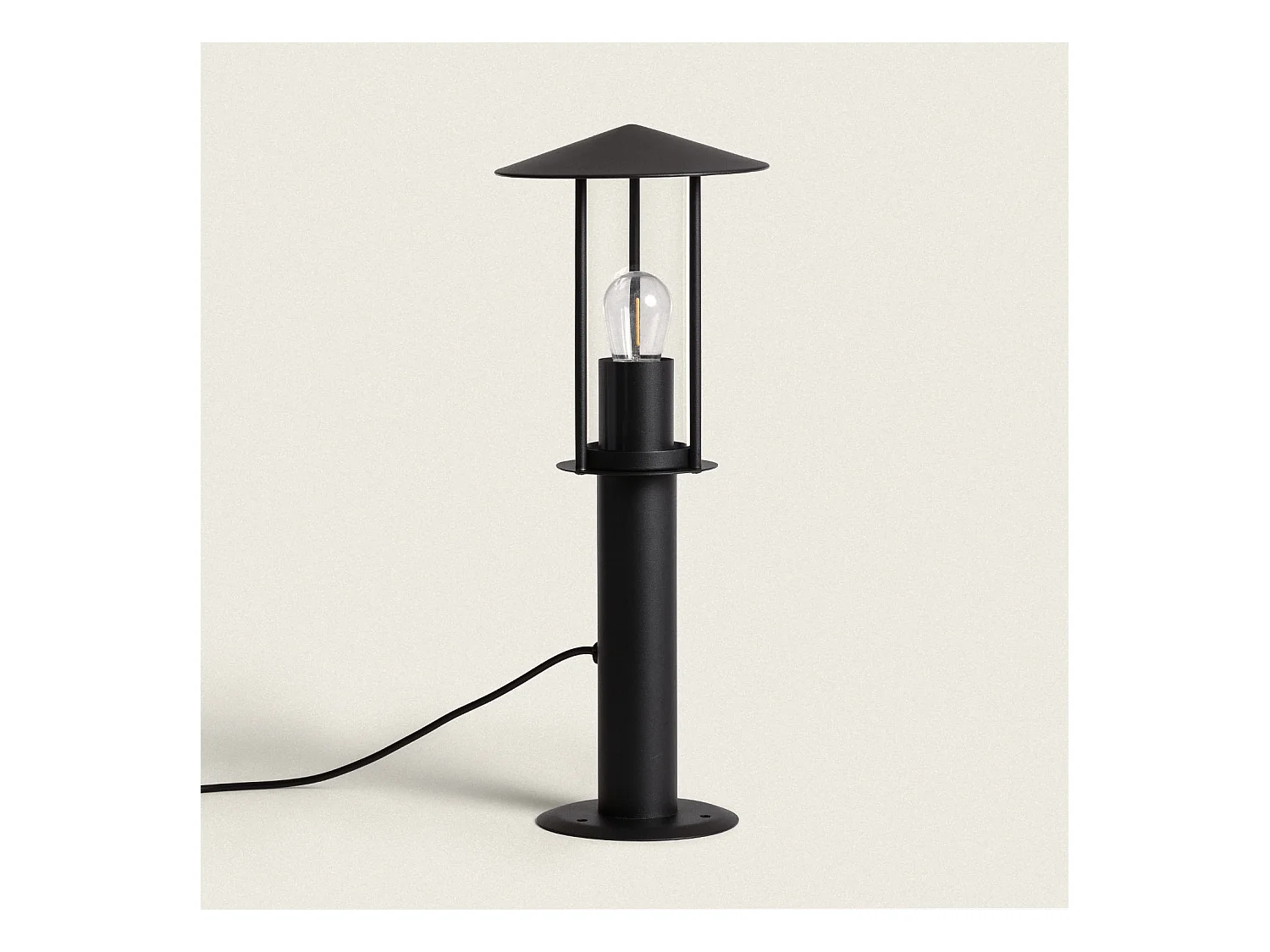 Balise de Sol Acier Inoxydable Jojhe EasyFit 12V Noir