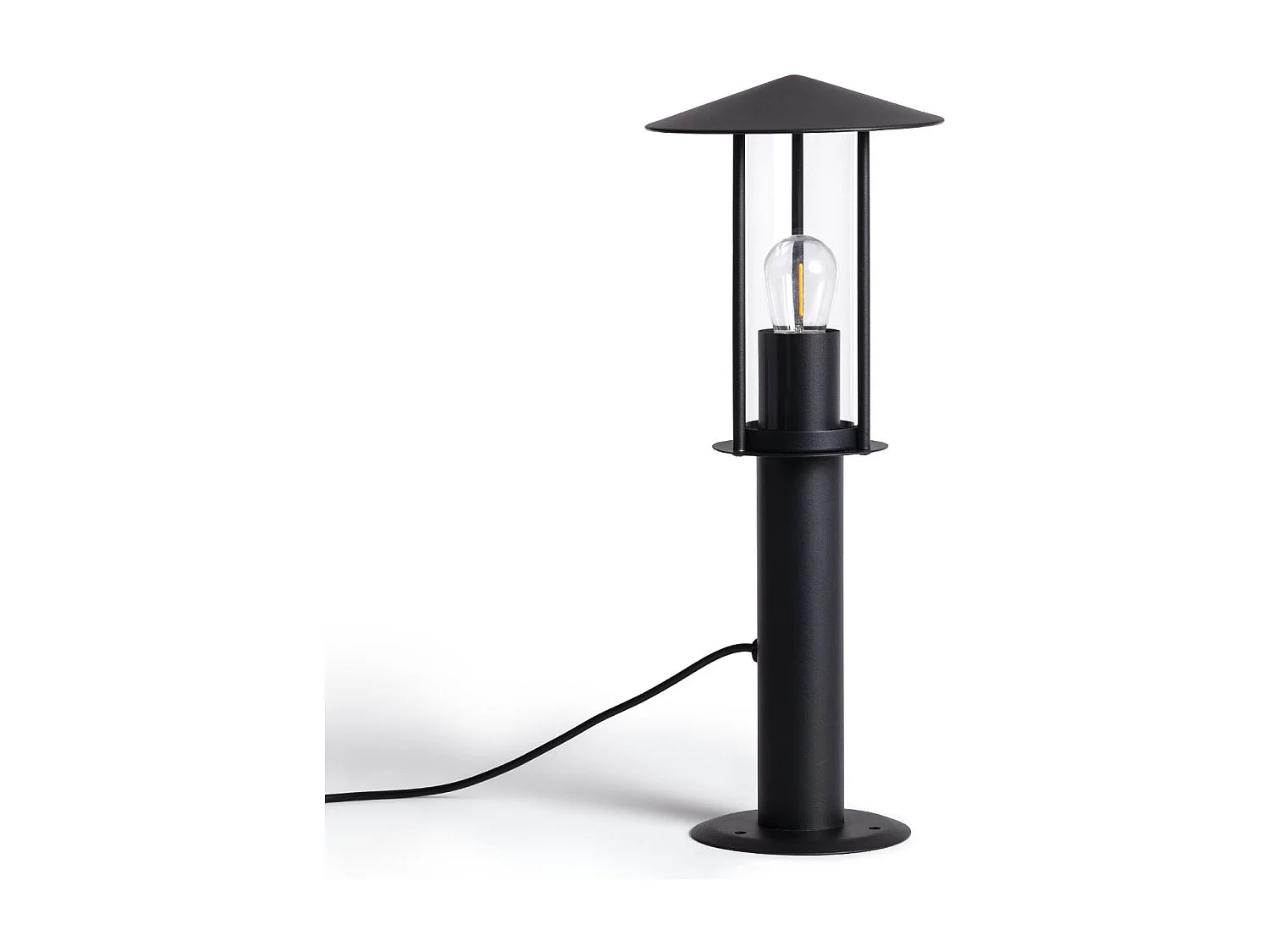 Lampioncino Acciaio Inox Jojhe EasyFit 12V Nero