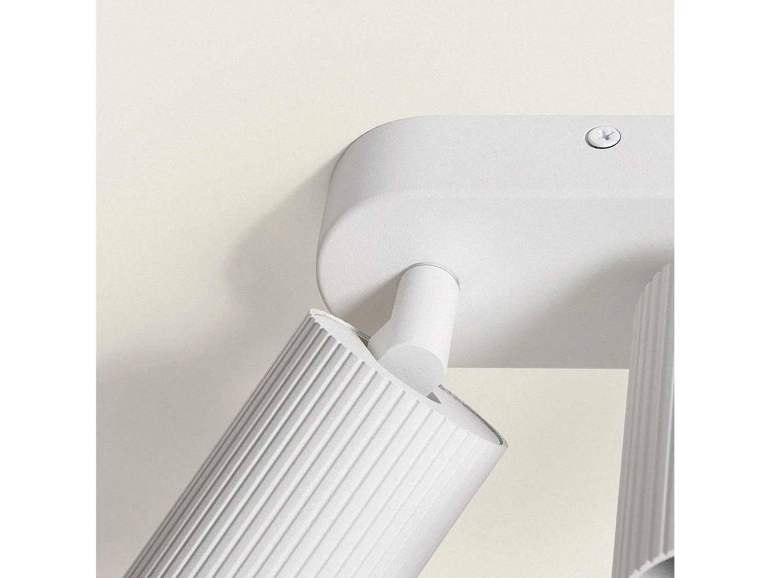 Applique da Soffitto Alluminio Aritz 3 Faretti Bianco