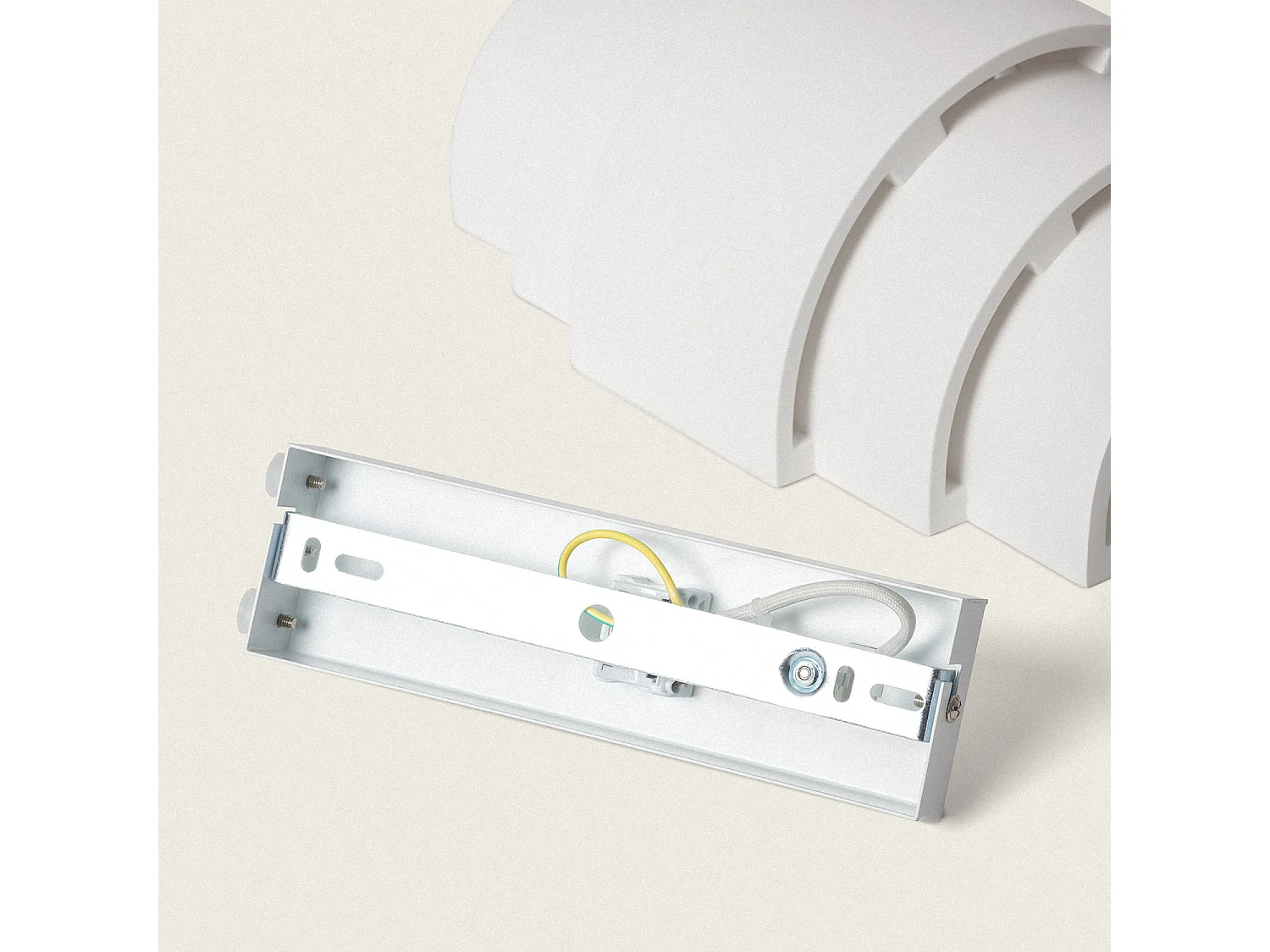 Applique Murale Plâtre Batril Blanc