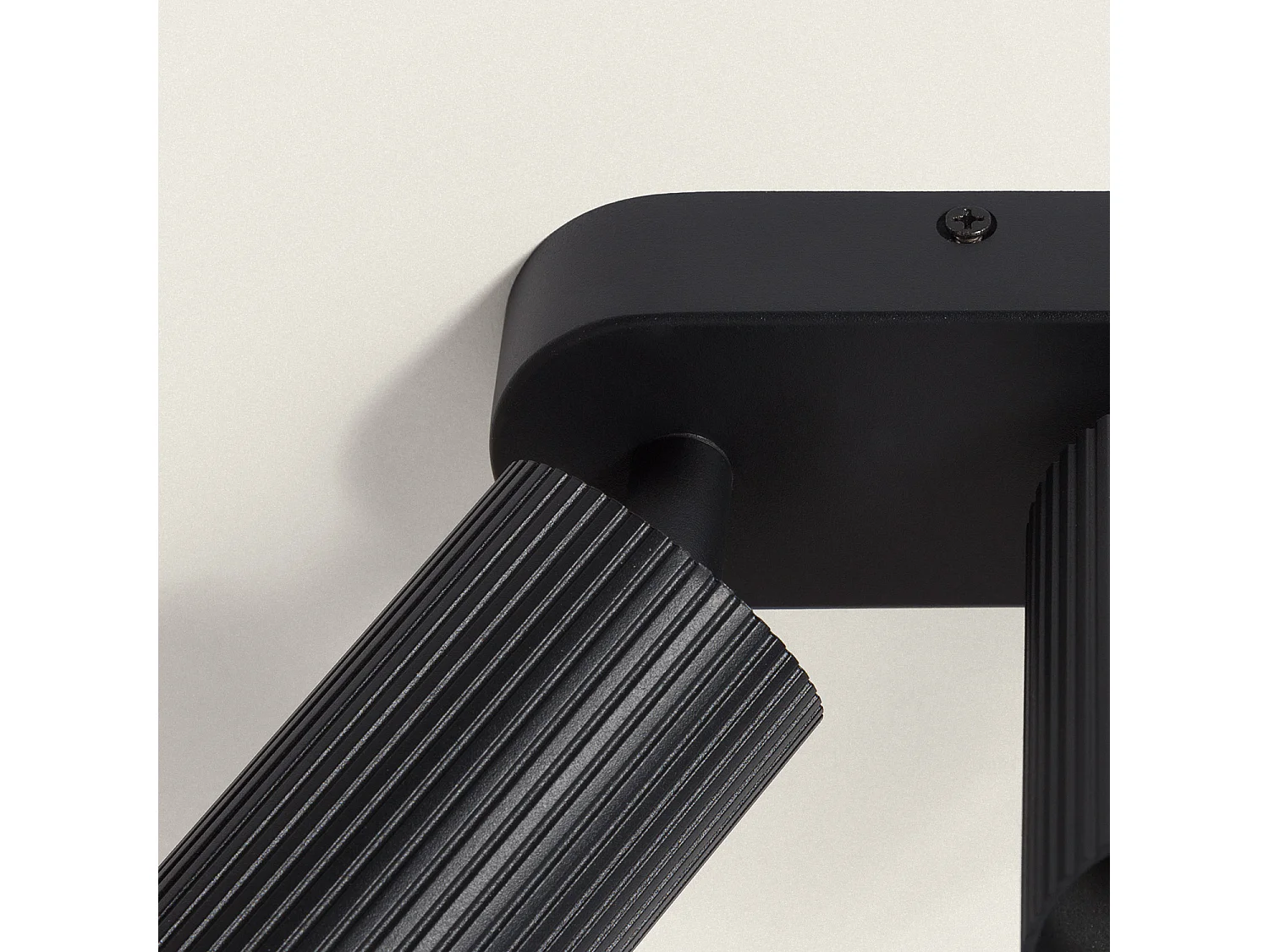 Applique da Soffitto Alluminio Aritz 3 Faretti Nero