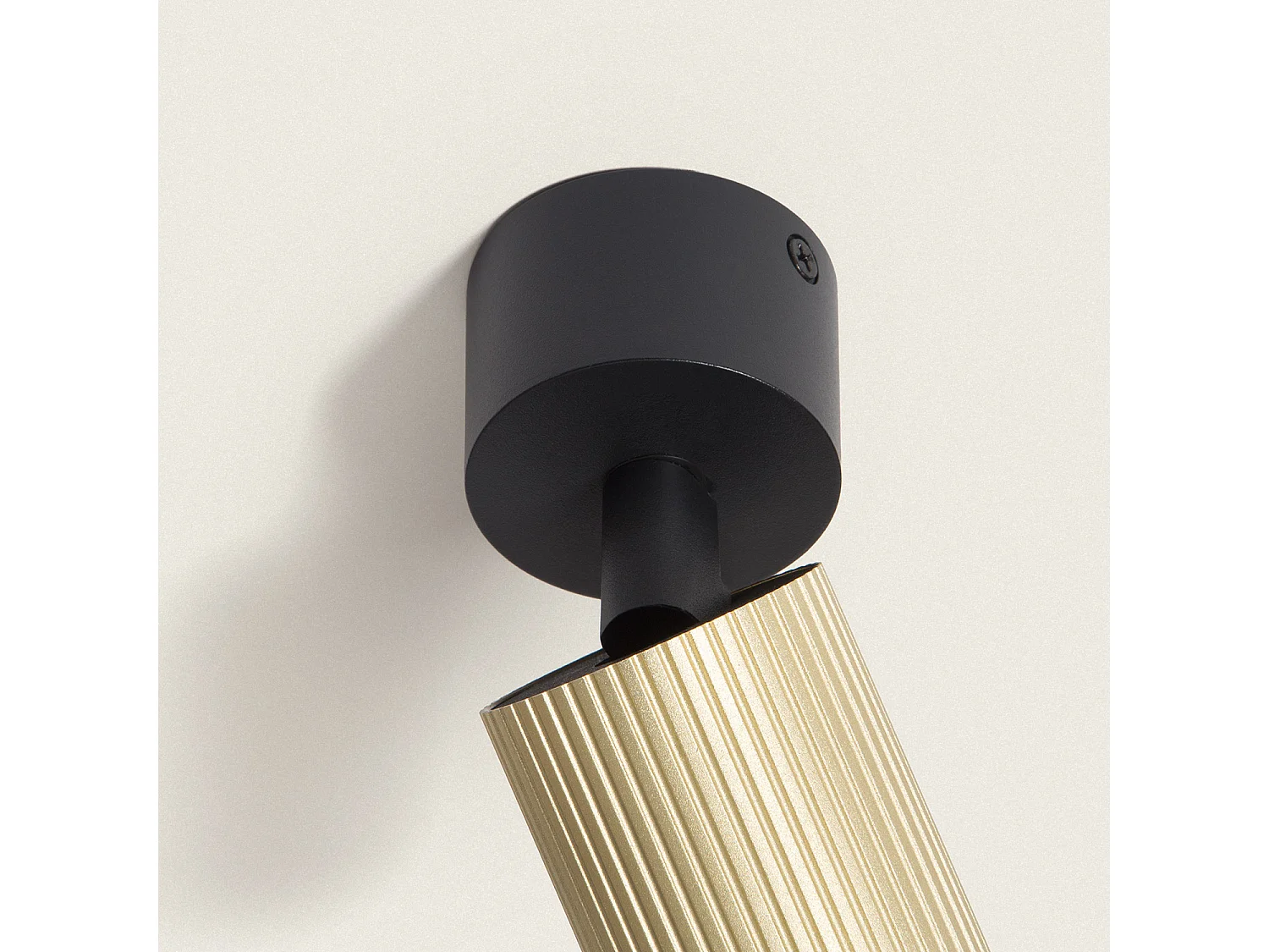 Plafonnier Aluminium Aritz 1 Spot Doré