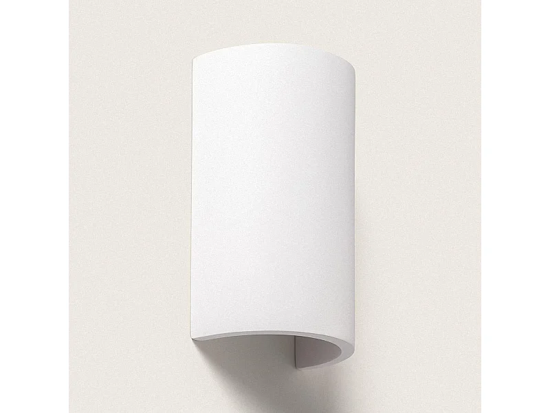 Aplique de Pared Yeso Round Vulni Blanco