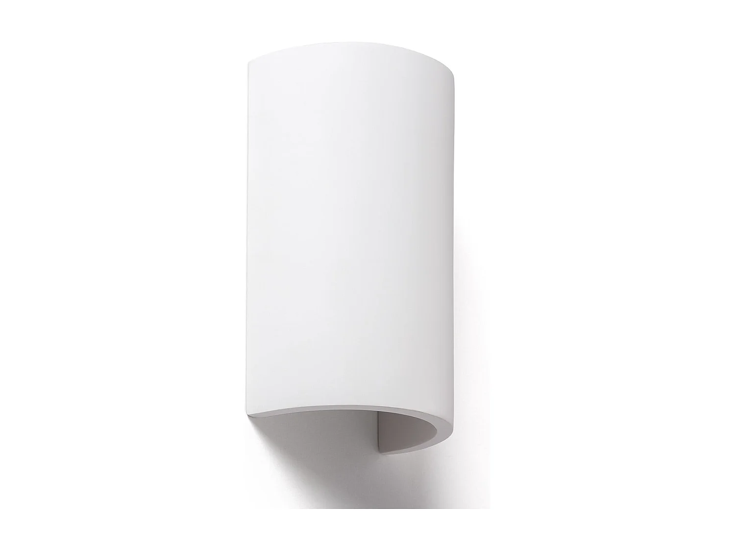 Applique Murale Plâtre Dupmy Round Blanc
