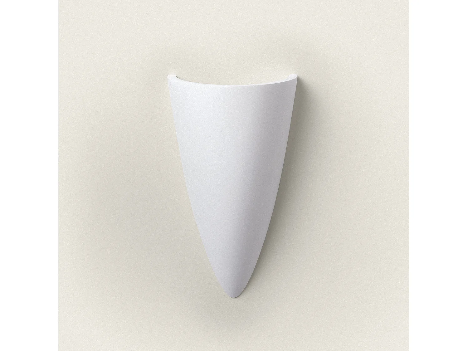 Applique Murale Plâtre Dupmy Torch Blanc