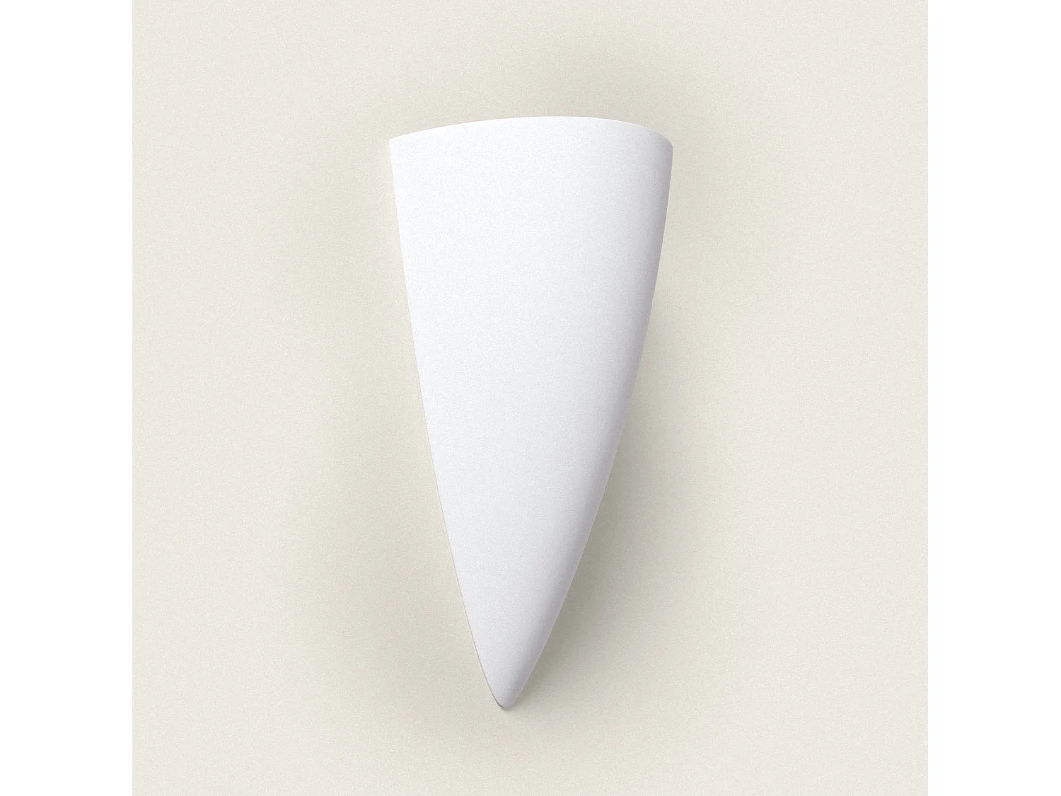 Applique Murale Plâtre Dupmy Torch Blanc