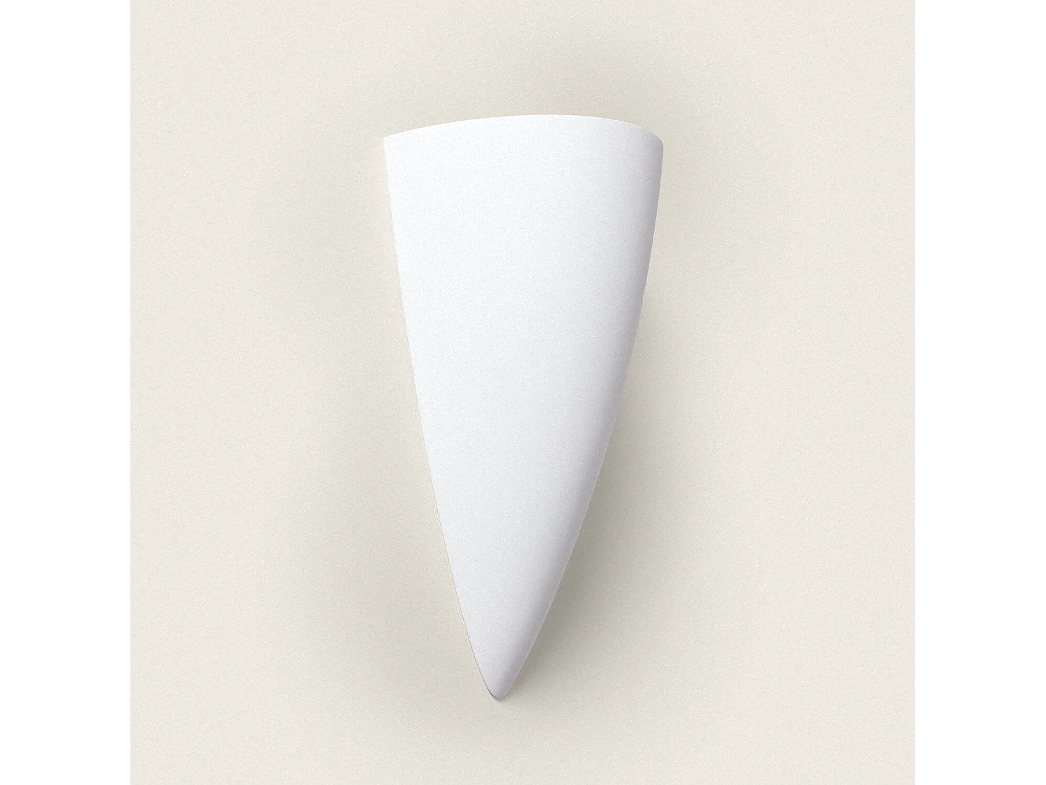 Applique Murale Plâtre Dupmy Torch Blanc