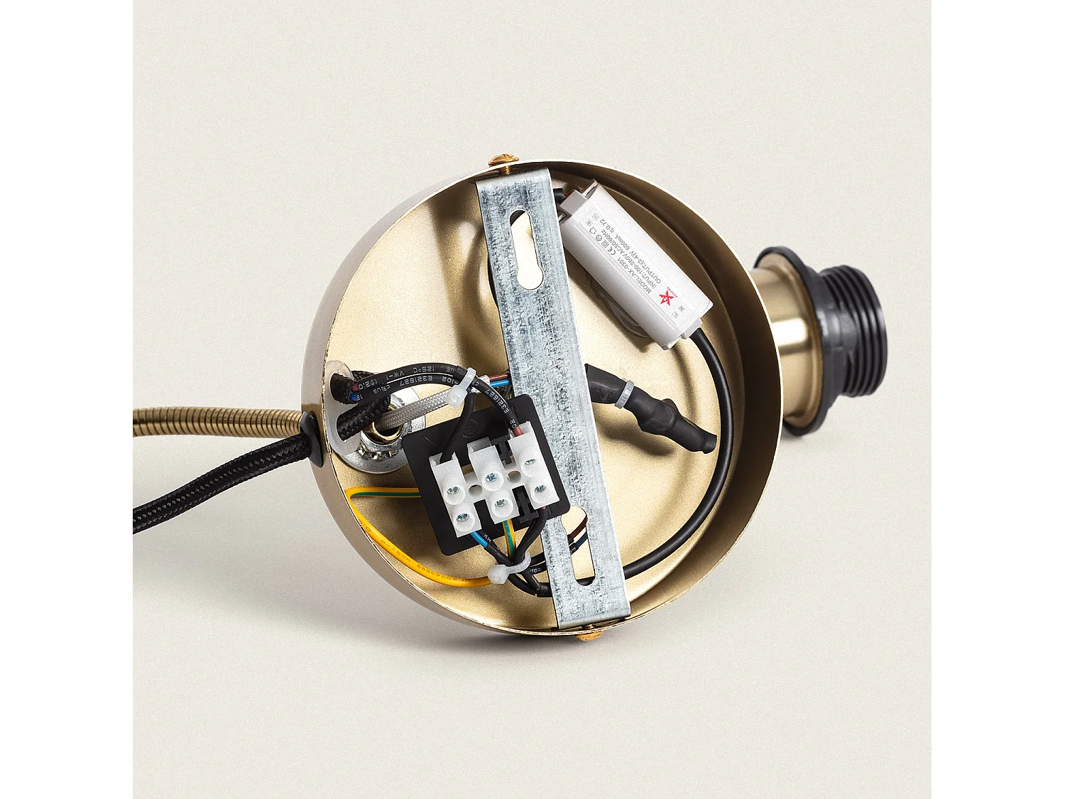 Lampada da Parete con Luce da Lettura 2.5W Metallo Circolare Linna Bianco