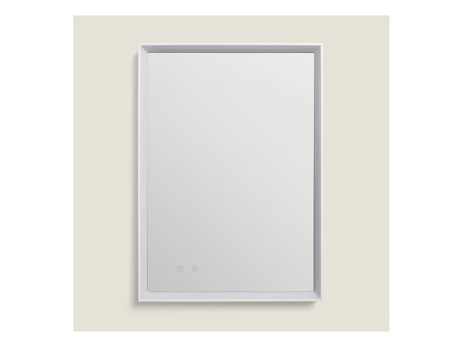 Miroir Salle de Bain avec Éclairage LED Anti-buée 80x60 cm Maia Sélectionnable (chaud-neutre-froid)