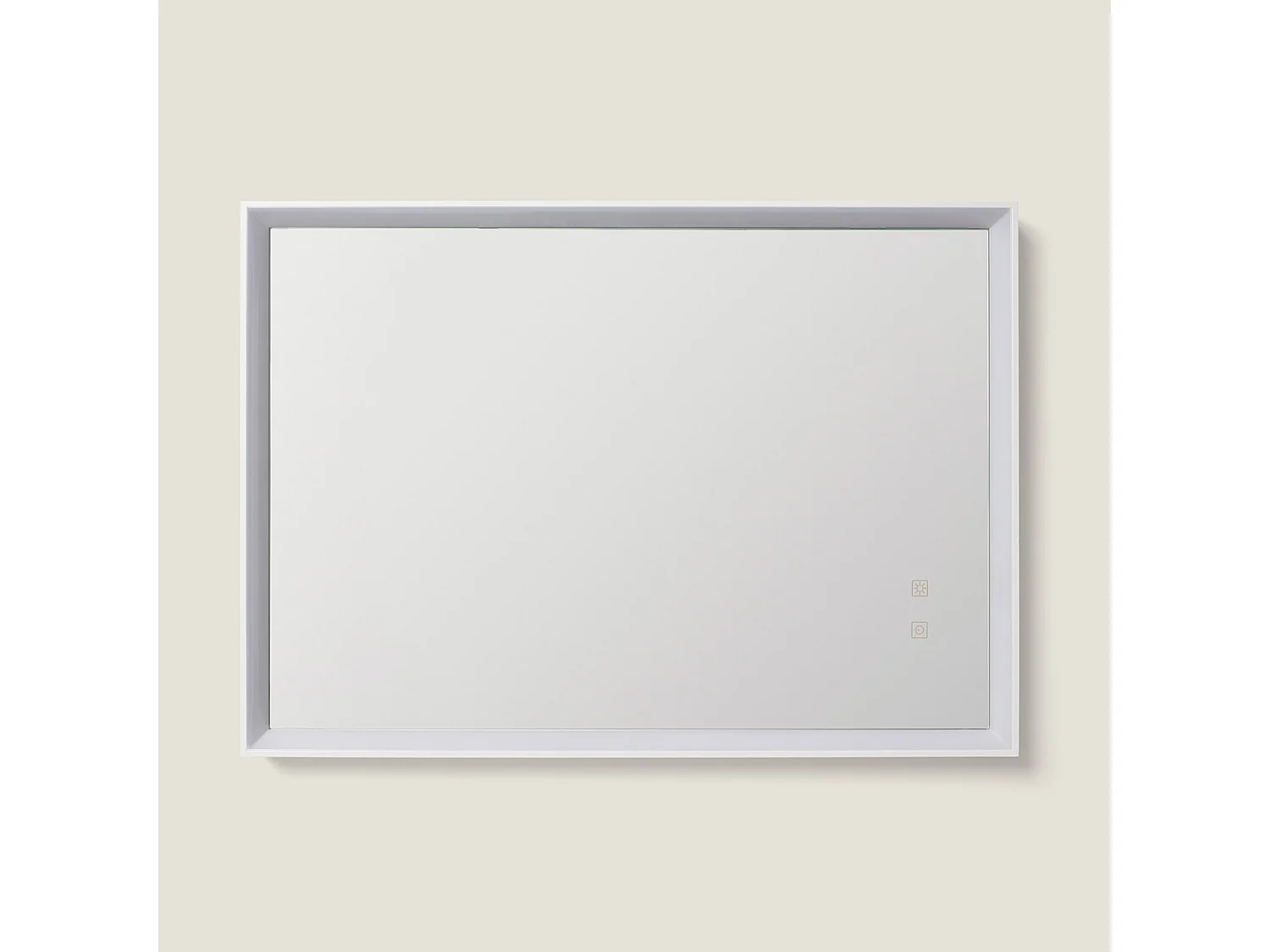 Espejo Baño con Luz LED y Antivaho 80x60 cm Maia Seleccionable (Cálido-Neutro-Frío)