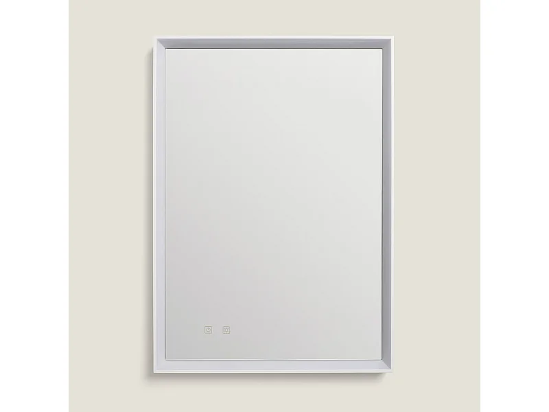Miroir Salle de Bain avec Éclairage LED Anti-buée 80x60 cm Maia Sélectionnable (chaud-neutre-froid)