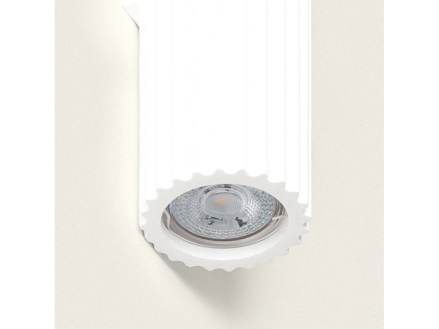 Aplique de Pared Yeso Colum Blanco