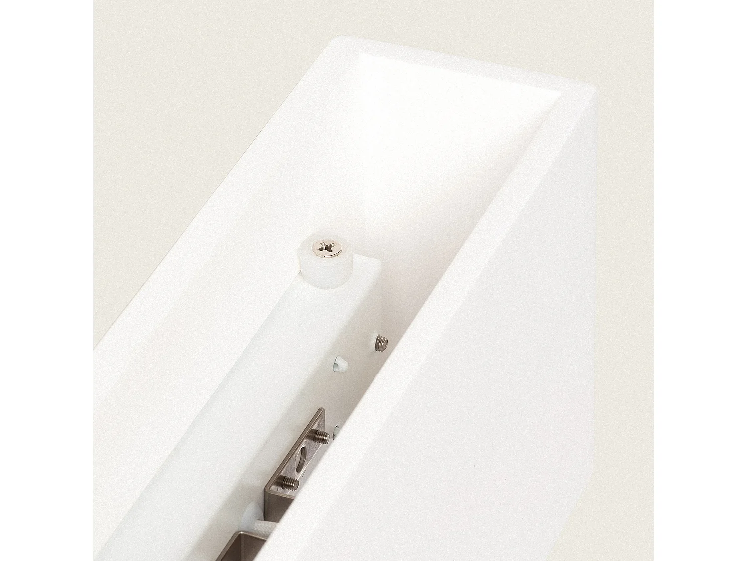 Applique Murale Plâtre Ebin Square  Blanc