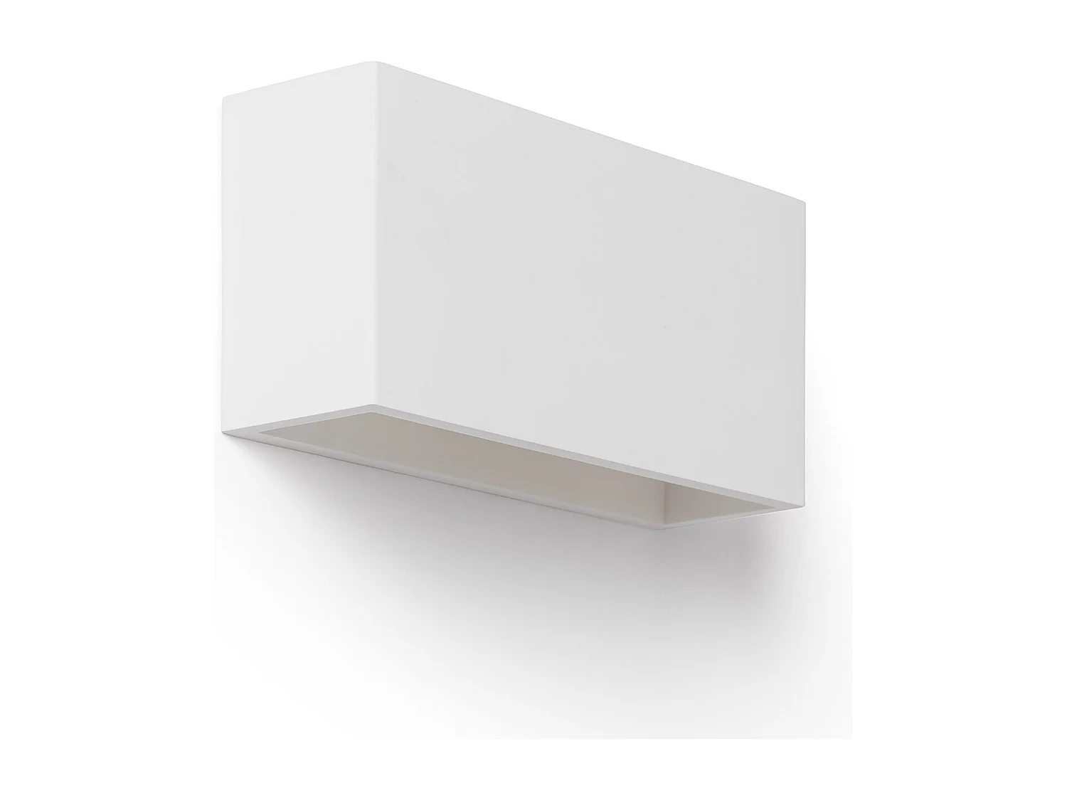 Applique Murale Plâtre Ebin Square  Blanc