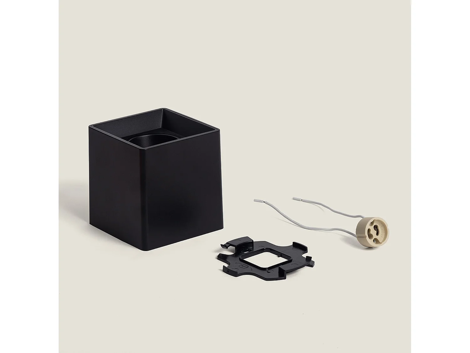 Applique da Soffitto Jaspe Bianco Nero