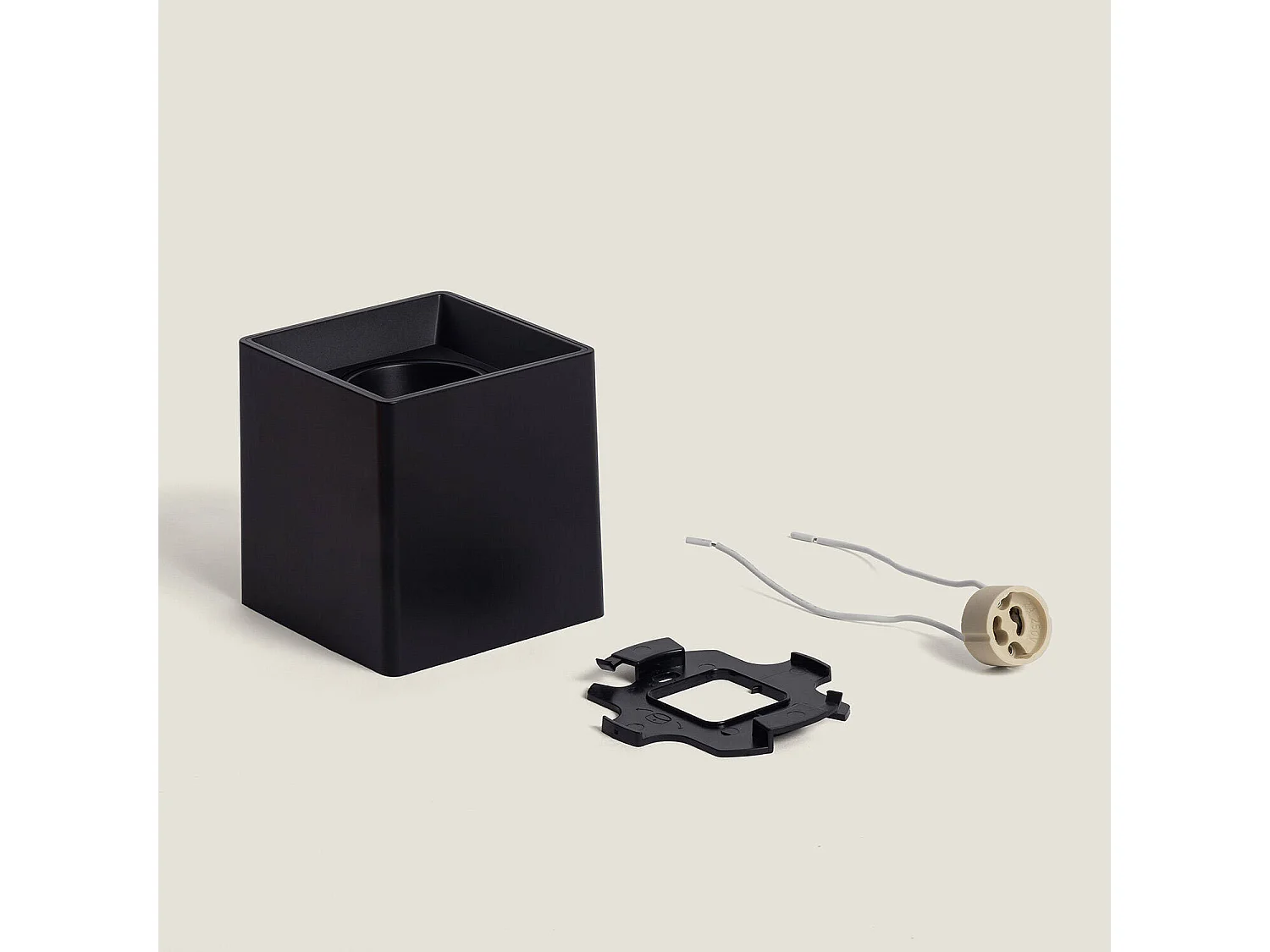 Applique da Soffitto Jaspe Bianco Nero