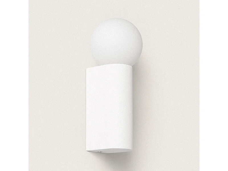 Aplique de Pared Yeso Bloky Blanco