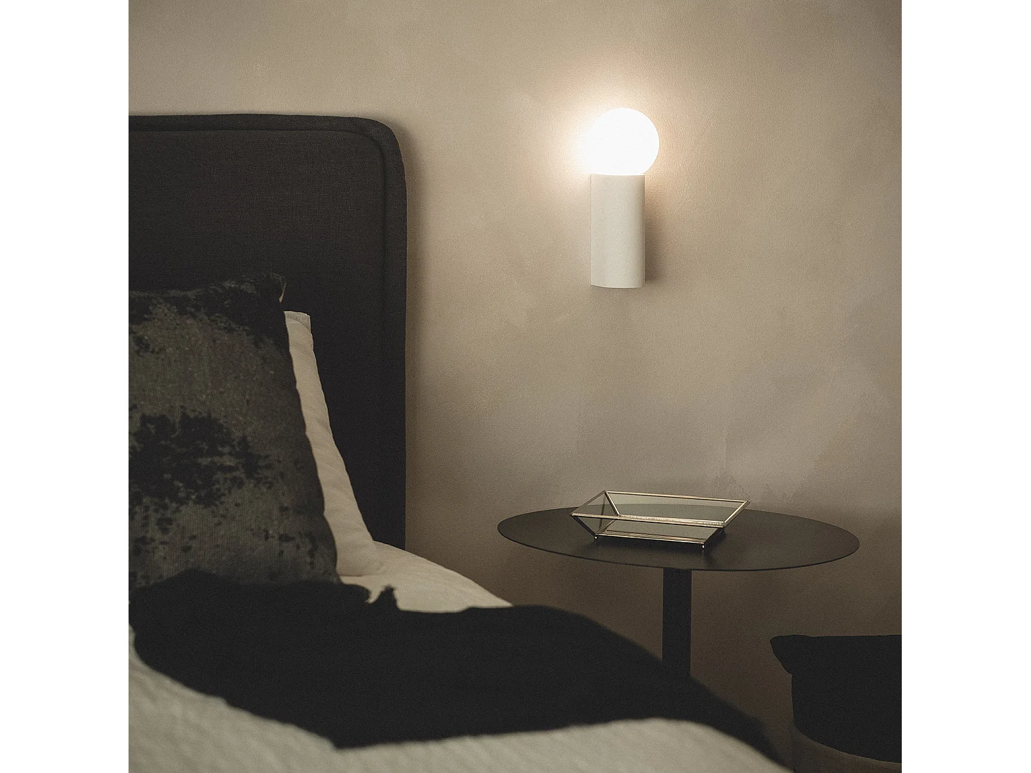 Applique da Parete Gesso Bloky Bianco