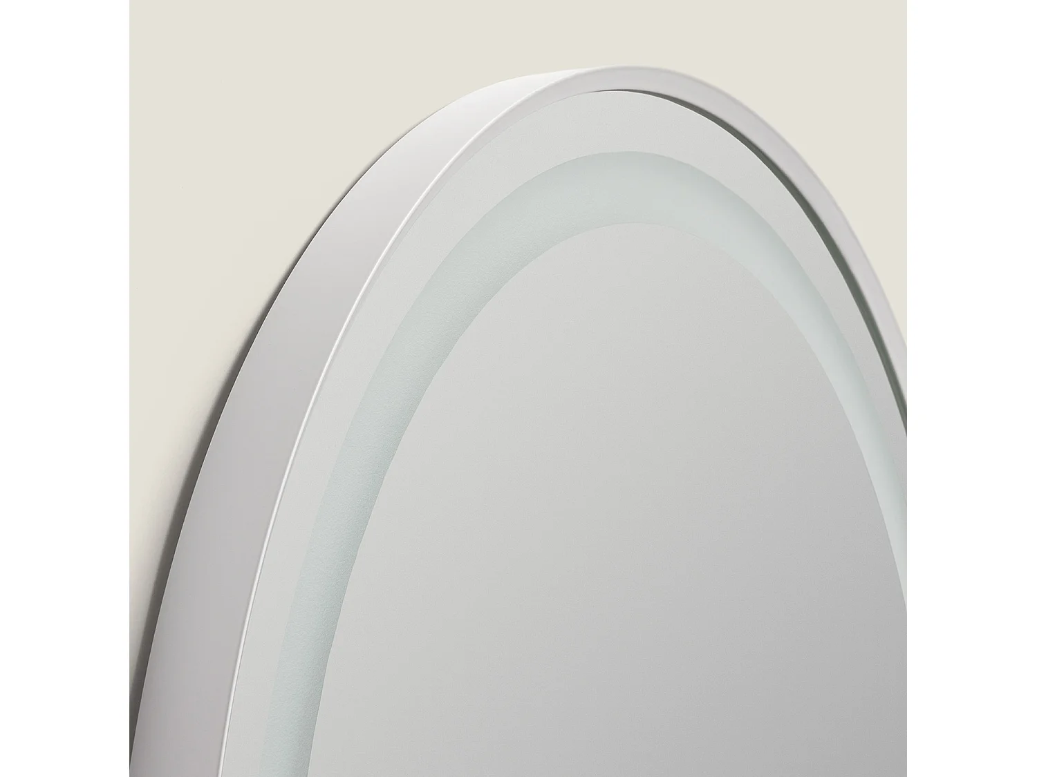 Espejo Baño con Luz LED y Antivaho Ø60 cm Nour Seleccionable (Cálido-Neutro-Frío)