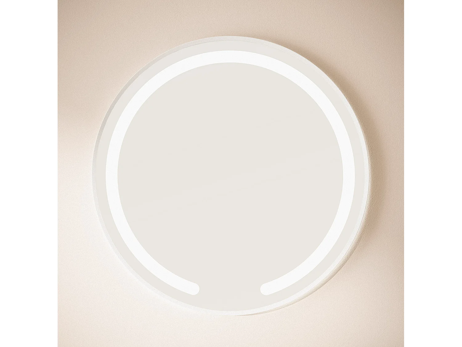 Espejo Baño con Luz LED y Antivaho Ø60 cm Nour Seleccionable (Cálido-Neutro-Frío)