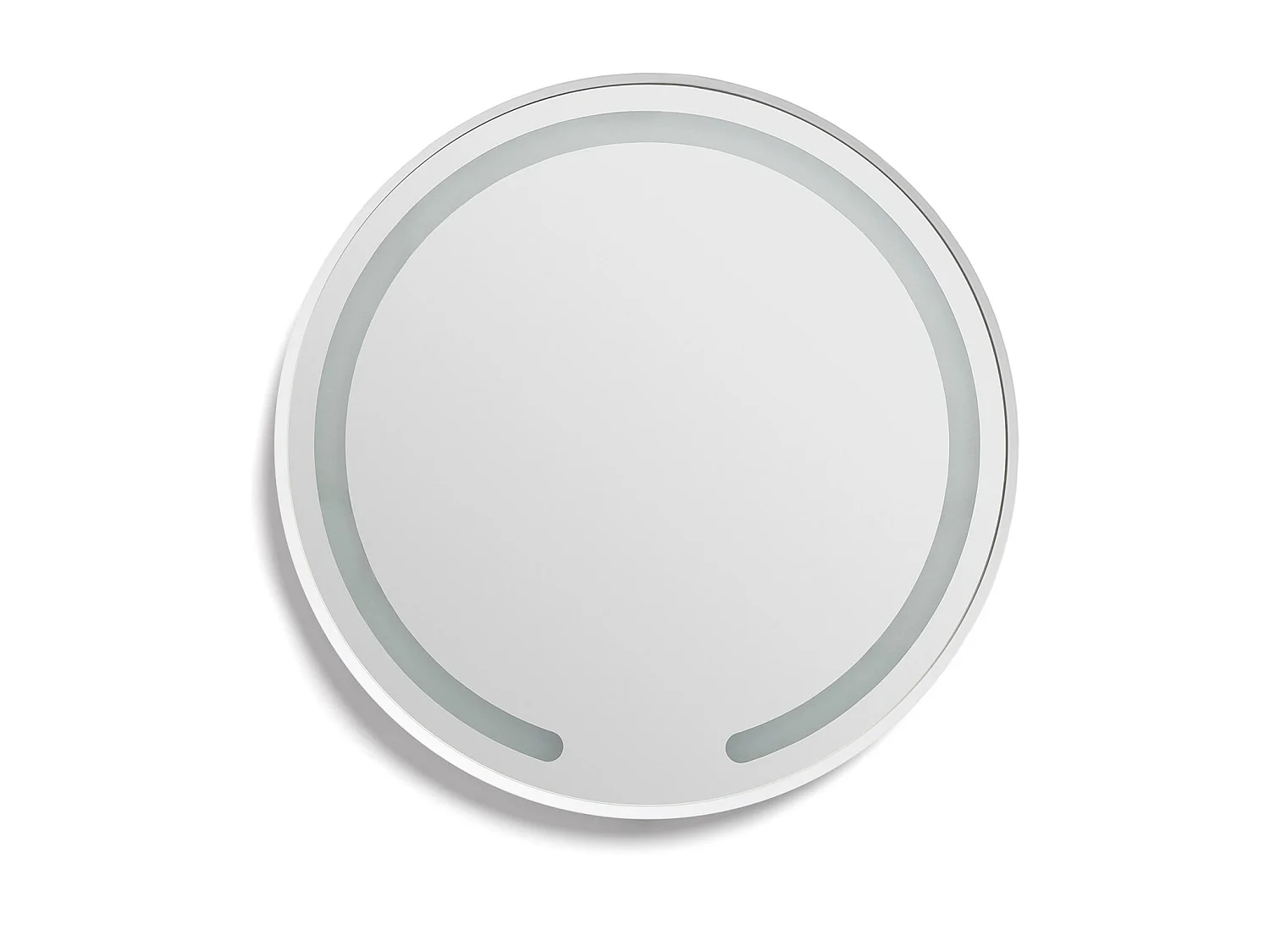 Miroir Salle de Bain avec Éclairage LED Anti-buée Ø60 cm Nour Sélectionnable (chaud-neutre-froid)