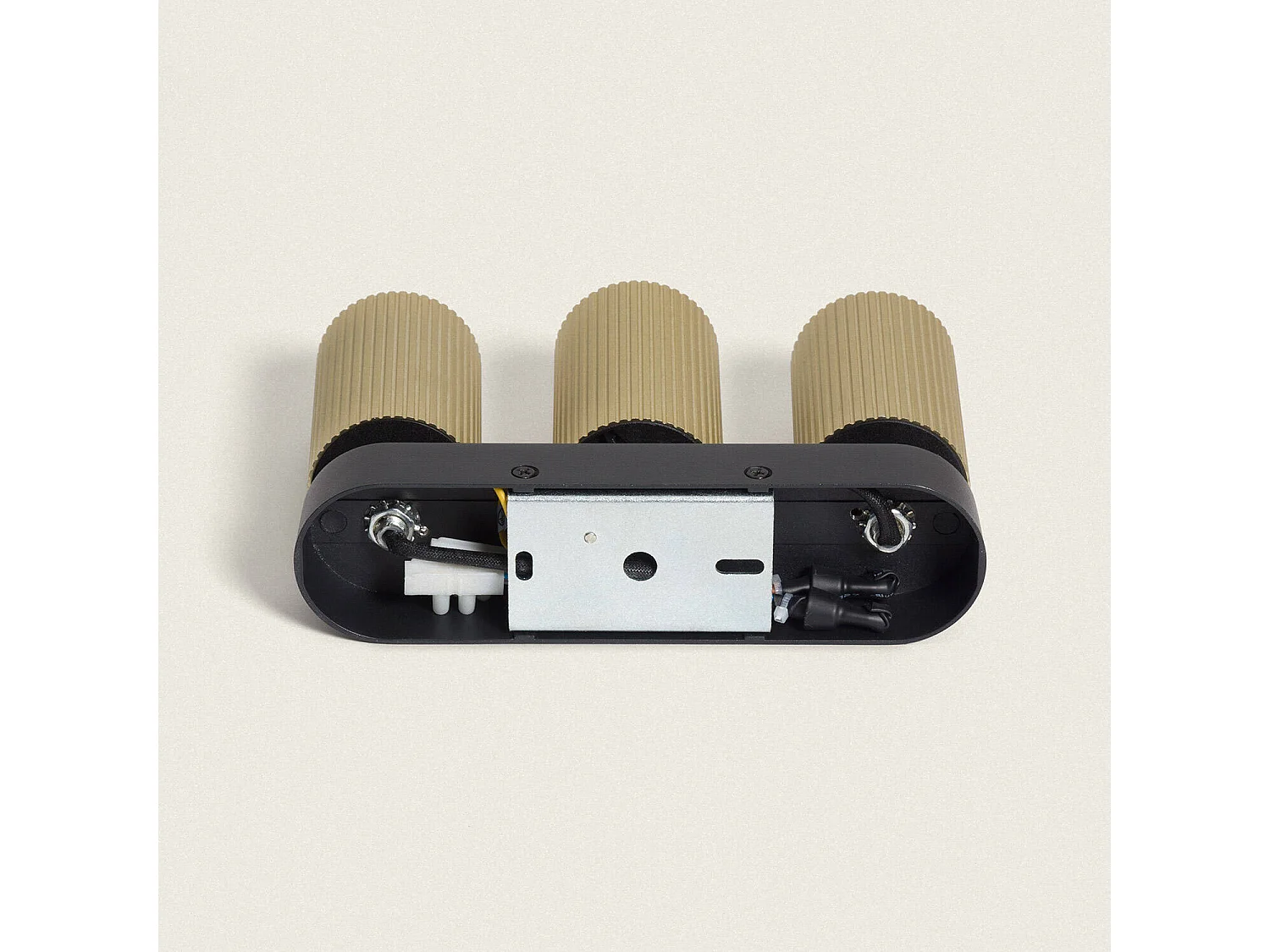 Aplique de Techo Aluminio Aritz 3 Foco Dorado